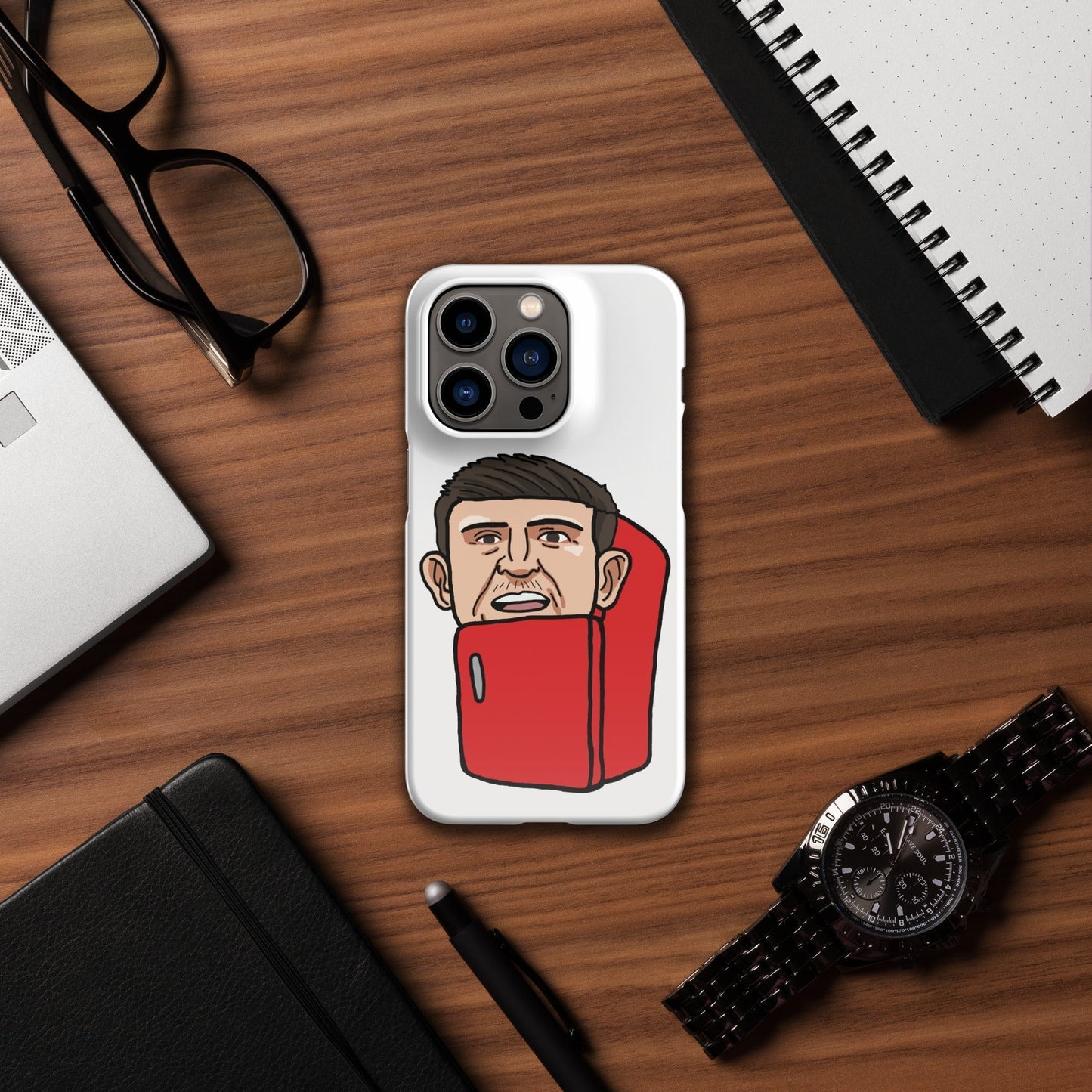 Harry ''The Fridge'' Maguire Snap Case for iPhone® Glossy iPhone 14 Pro Mobile Phone Cases Football Harry Maguire Manchester United The Fridge Next Cult Brand