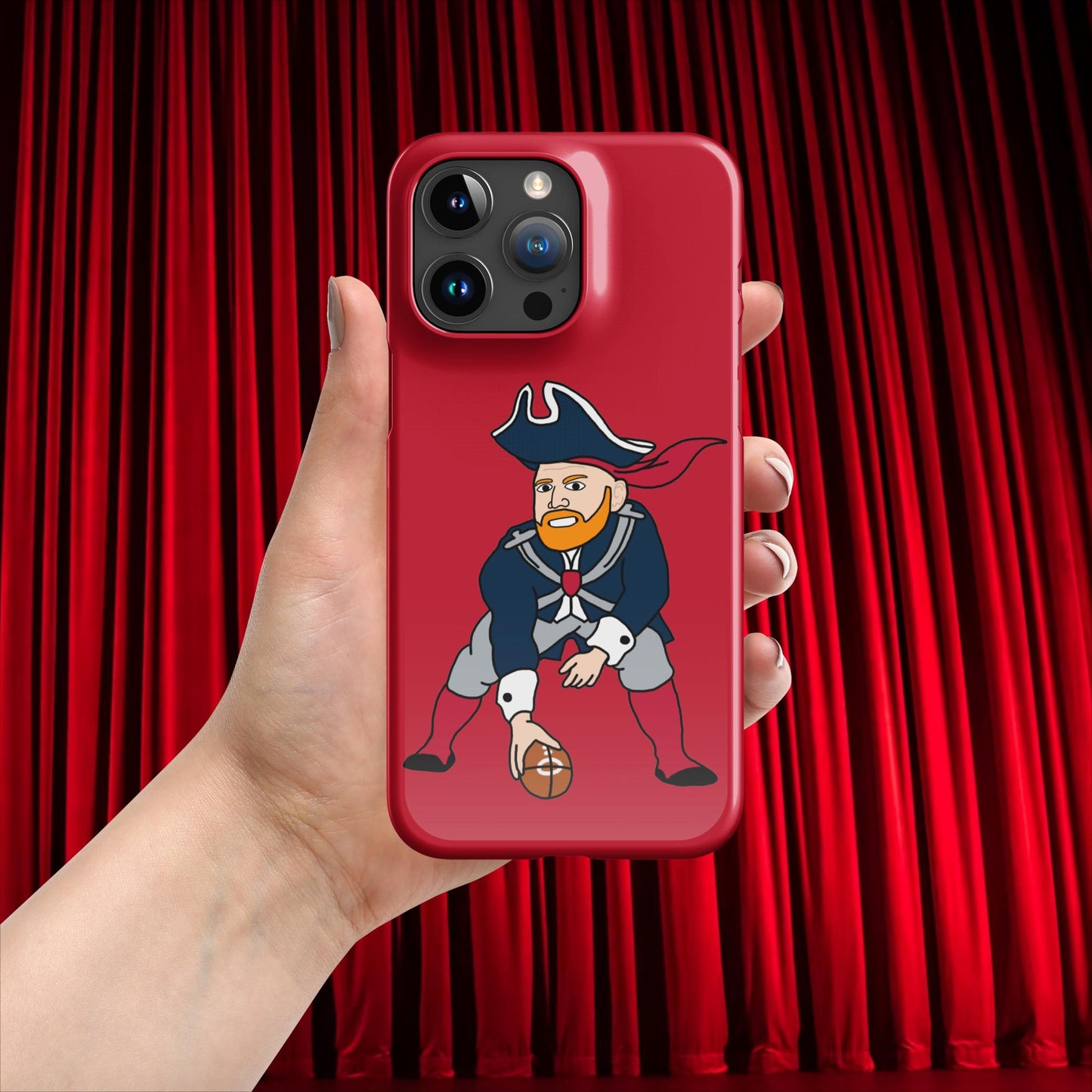 Bill Burrdy New England Patriots NFL Tom Brady Bill Burr Snap case for iPhone Glossy iPhone 15 Pro Max American Football Bill Burr Monday Morning Podcast New England Patriots NFL Podcasts Stand-up Comedy Next Cult Brand