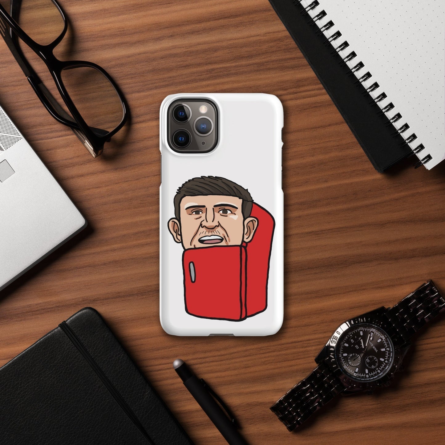 Harry ''The Fridge'' Maguire Snap Case for iPhone® Matte iPhone 11 Pro Mobile Phone Cases Football Harry Maguire Manchester United The Fridge Next Cult Brand