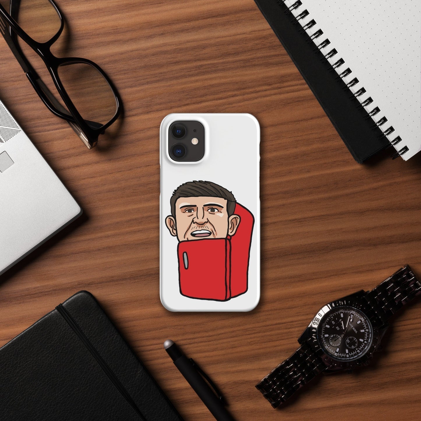 Harry ''The Fridge'' Maguire Snap Case for iPhone® Matte iPhone 12 Mini Mobile Phone Cases Football Harry Maguire Manchester United The Fridge Next Cult Brand