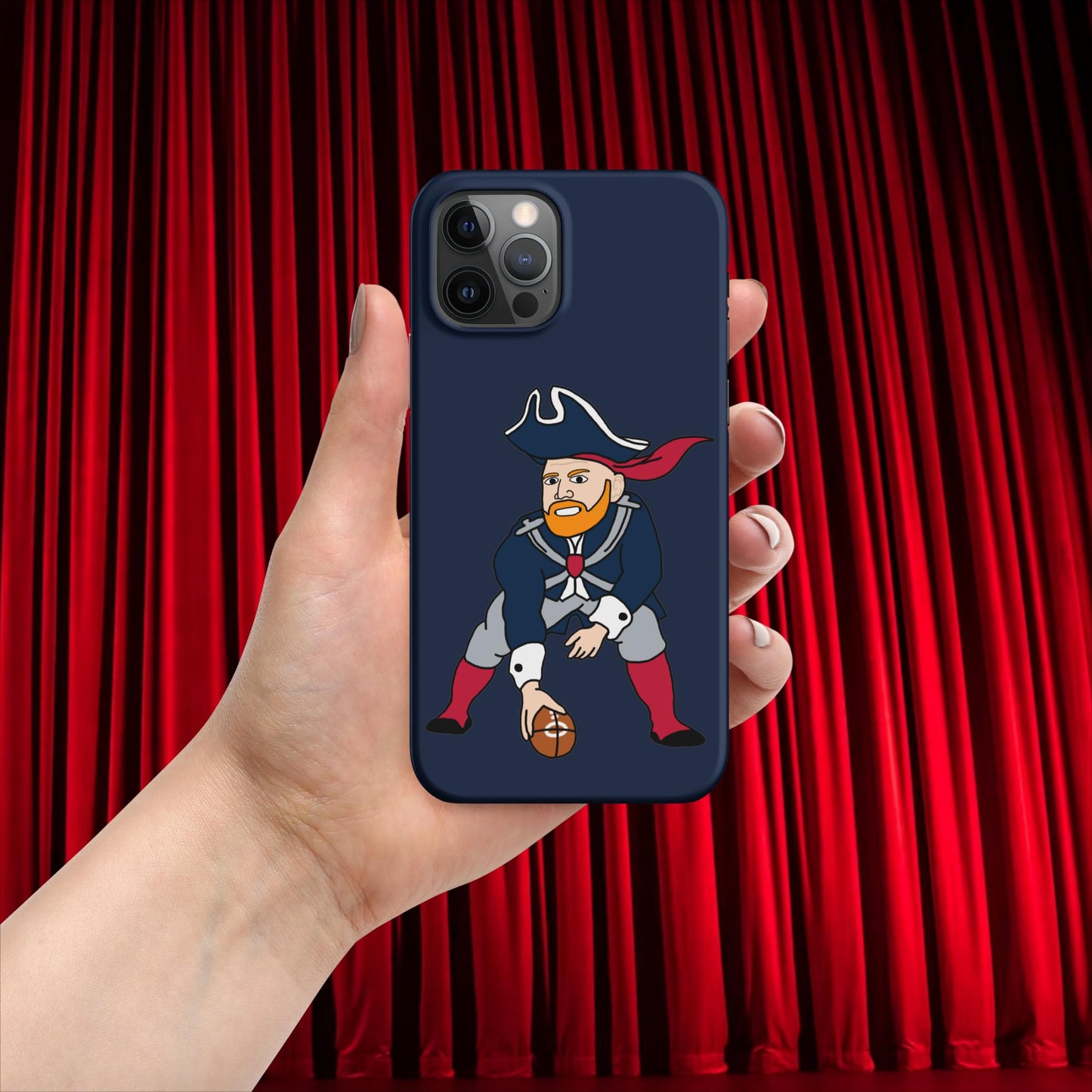 Bill Burrdy New England Patriots NFL Tom Brady Bill Burr Snap case for iPhone Matte iPhone 12 Pro American Football Bill Burr Monday Morning Podcast New England Patriots NFL Podcasts Stand-up Comedy Next Cult Brand