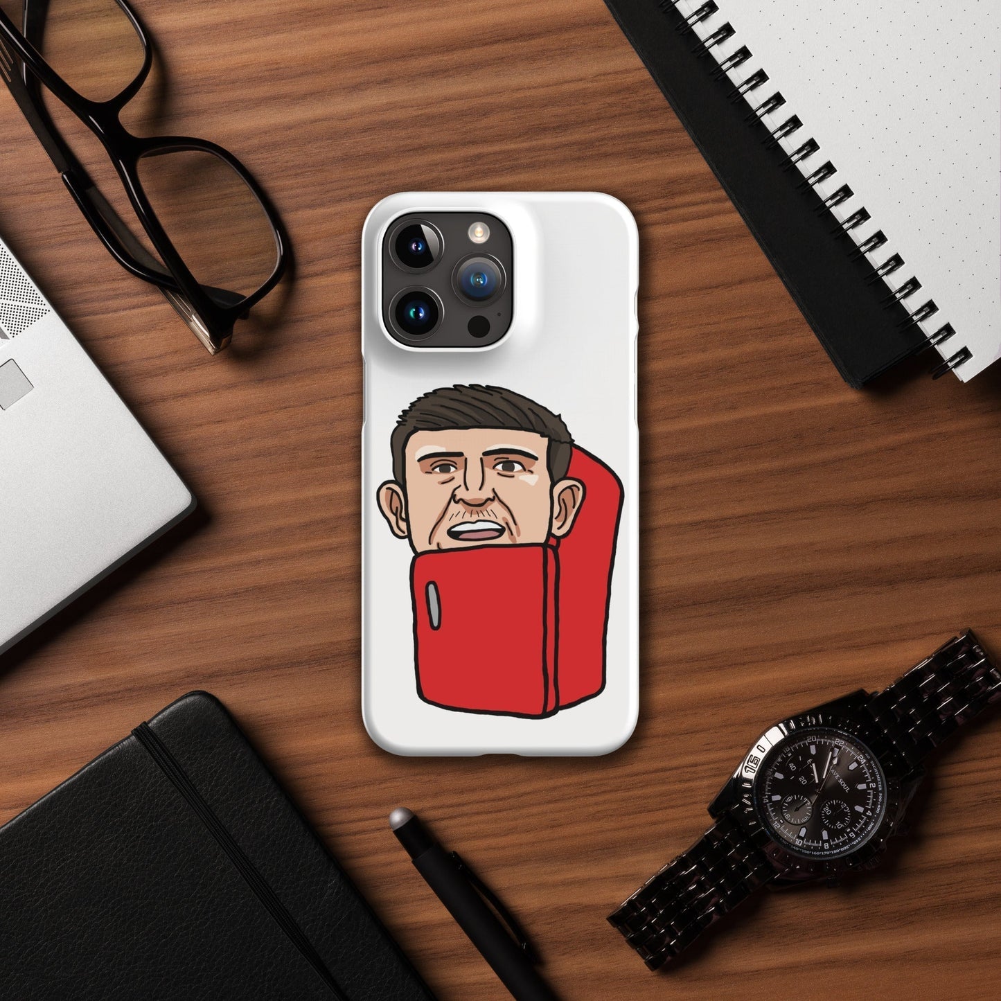 Harry ''The Fridge'' Maguire Snap Case for iPhone® Matte iPhone 15 Pro Max Mobile Phone Cases Football Harry Maguire Manchester United The Fridge Next Cult Brand