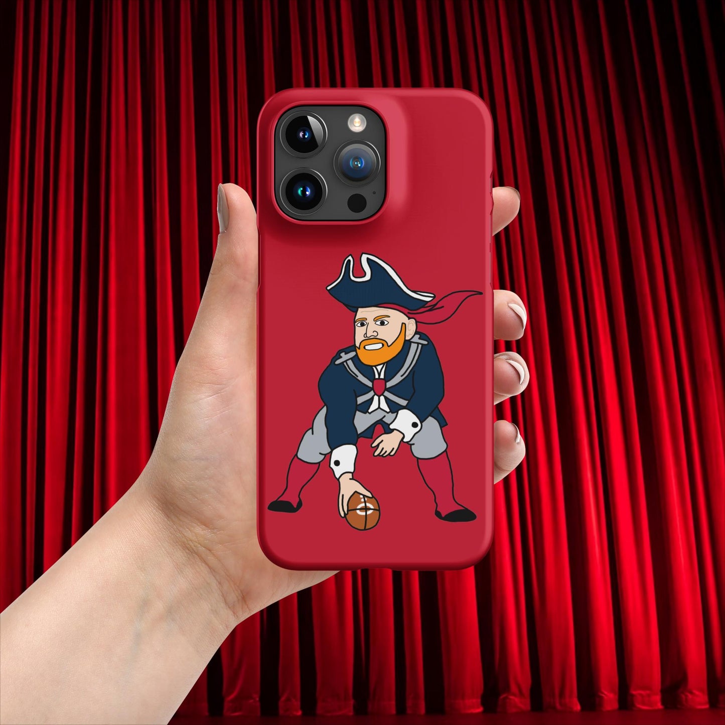 Bill Burrdy New England Patriots NFL Tom Brady Bill Burr Snap case for iPhone Matte iPhone 15 Pro Max American Football Bill Burr Monday Morning Podcast New England Patriots NFL Podcasts Stand-up Comedy Next Cult Brand