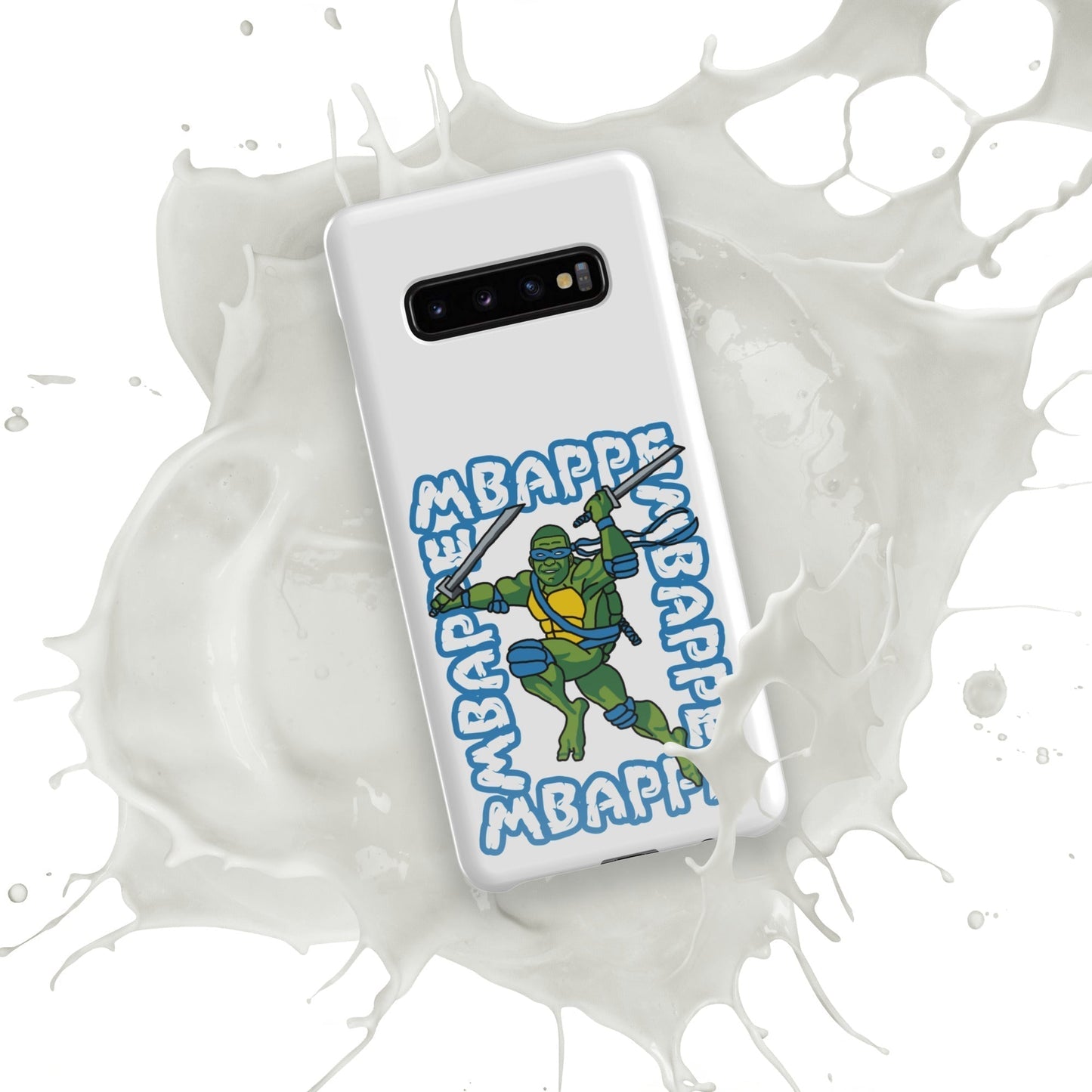Kylian Mbappe Blue Ninja Turtle Leonardo Snap case for Samsung® Mobile Phone Cases Football Kylian Mbappe Ninja Turtles PSG Real Madrid Next Cult Brand
