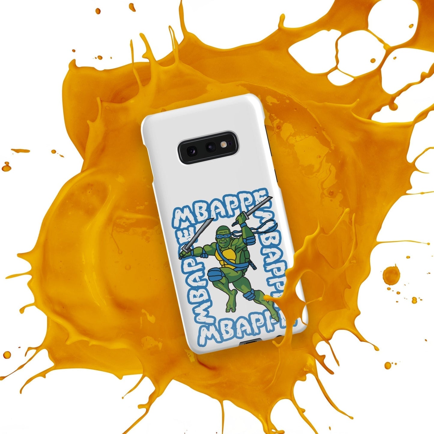 Kylian Mbappe Blue Ninja Turtle Leonardo Snap case for Samsung® Mobile Phone Cases Football Kylian Mbappe Ninja Turtles PSG Real Madrid Next Cult Brand