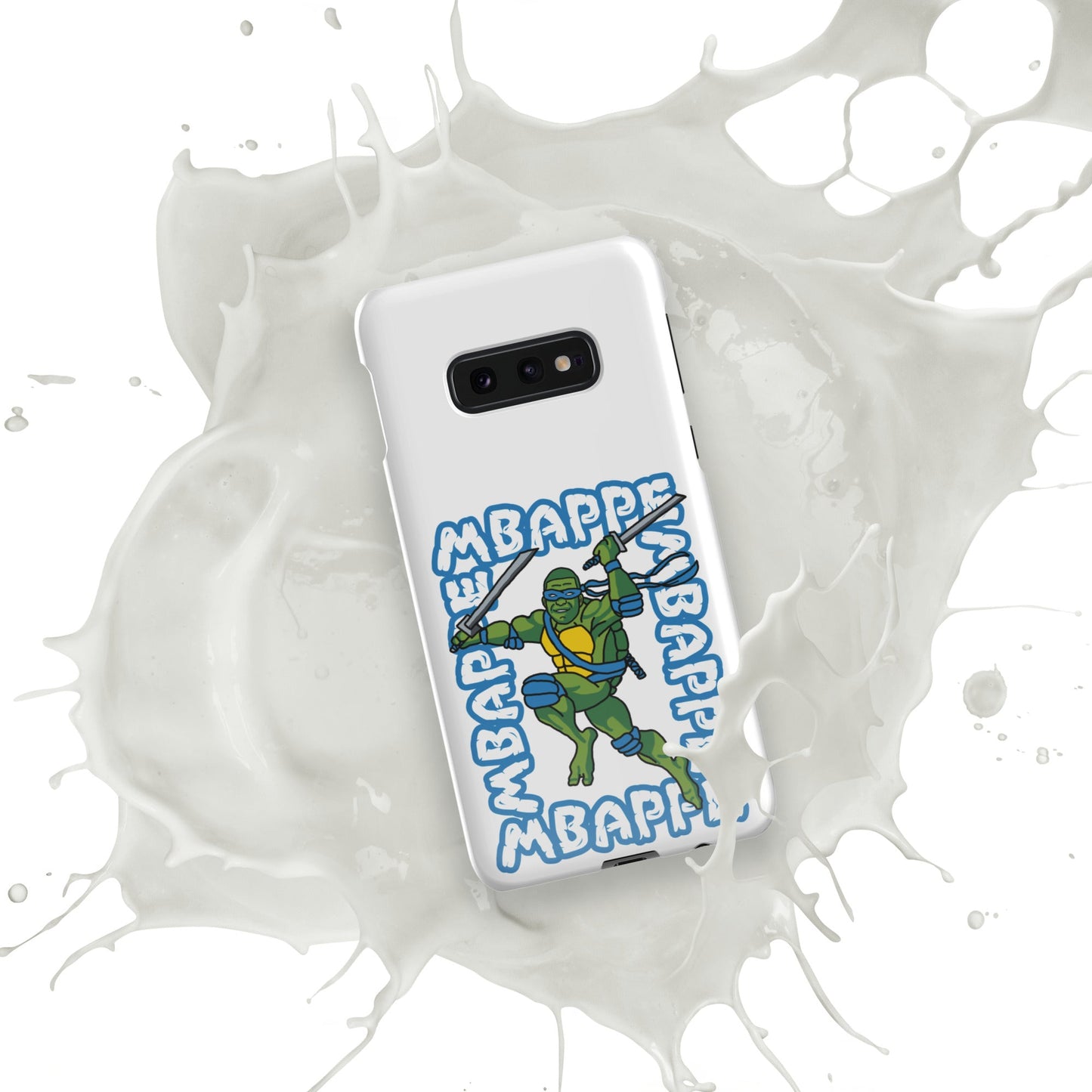 Kylian Mbappe Blue Ninja Turtle Leonardo Snap case for Samsung® Mobile Phone Cases Football Kylian Mbappe Ninja Turtles PSG Real Madrid Next Cult Brand