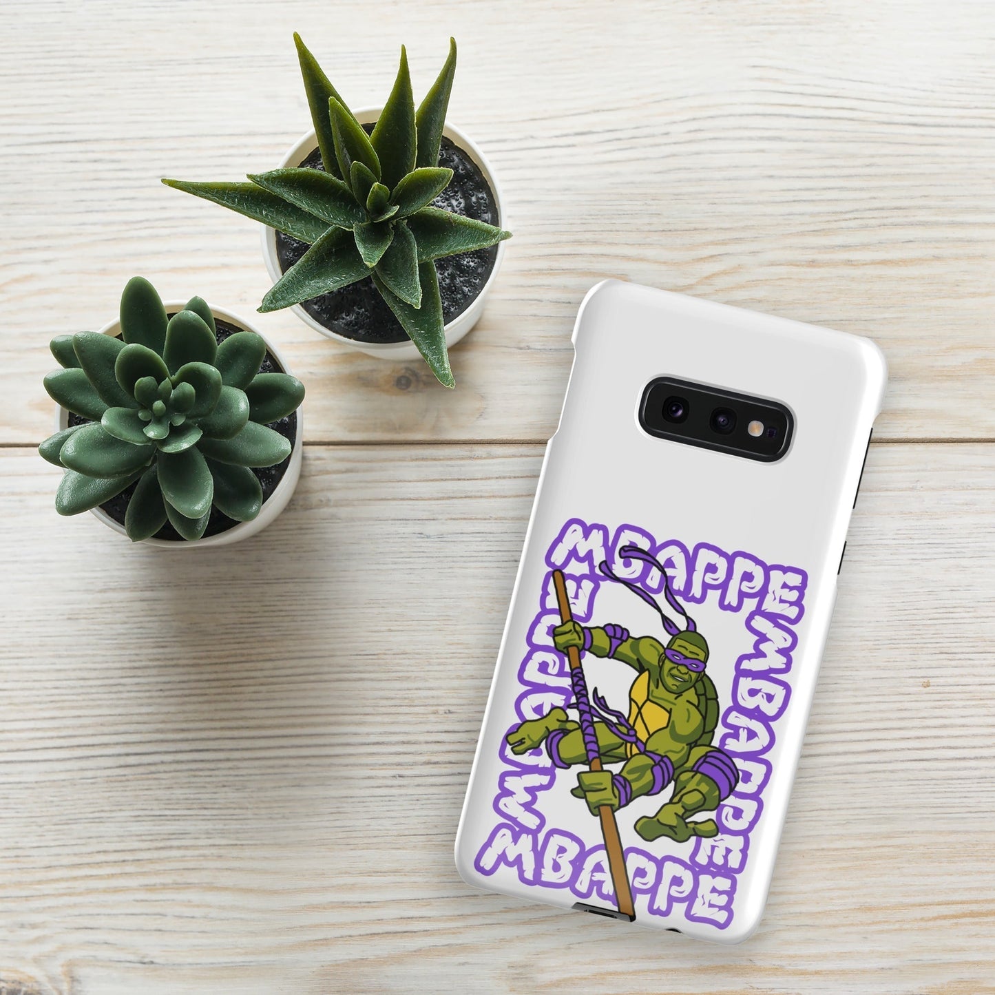 Kylian Mbappe Purple Ninja Turtle Donatello Snap case for Samsung® Glossy Samsung Galaxy S10e Mobile Phone Cases Football Kylian Mbappe Ninja Turtles PSG Real Madrid Next Cult Brand
