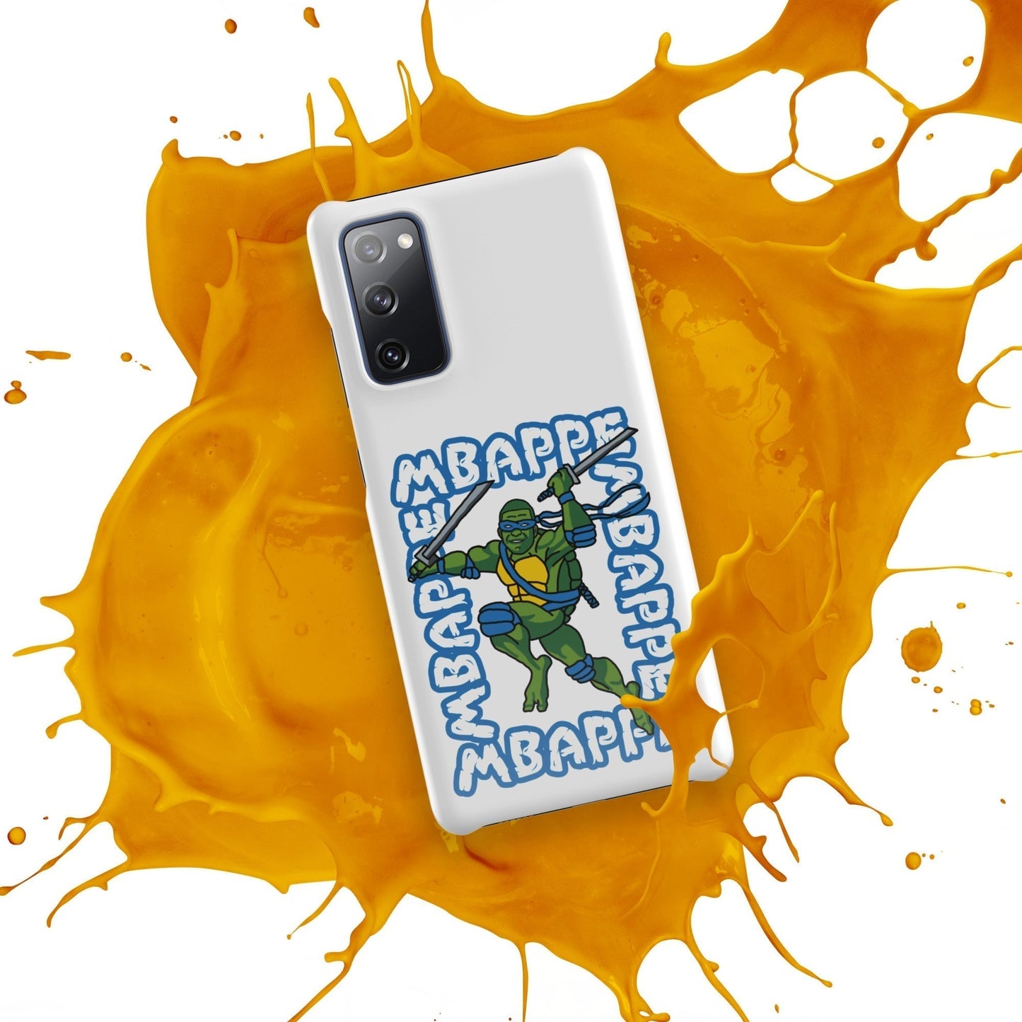Kylian Mbappe Blue Ninja Turtle Leonardo Snap case for Samsung® Mobile Phone Cases Football Kylian Mbappe Ninja Turtles PSG Real Madrid Next Cult Brand