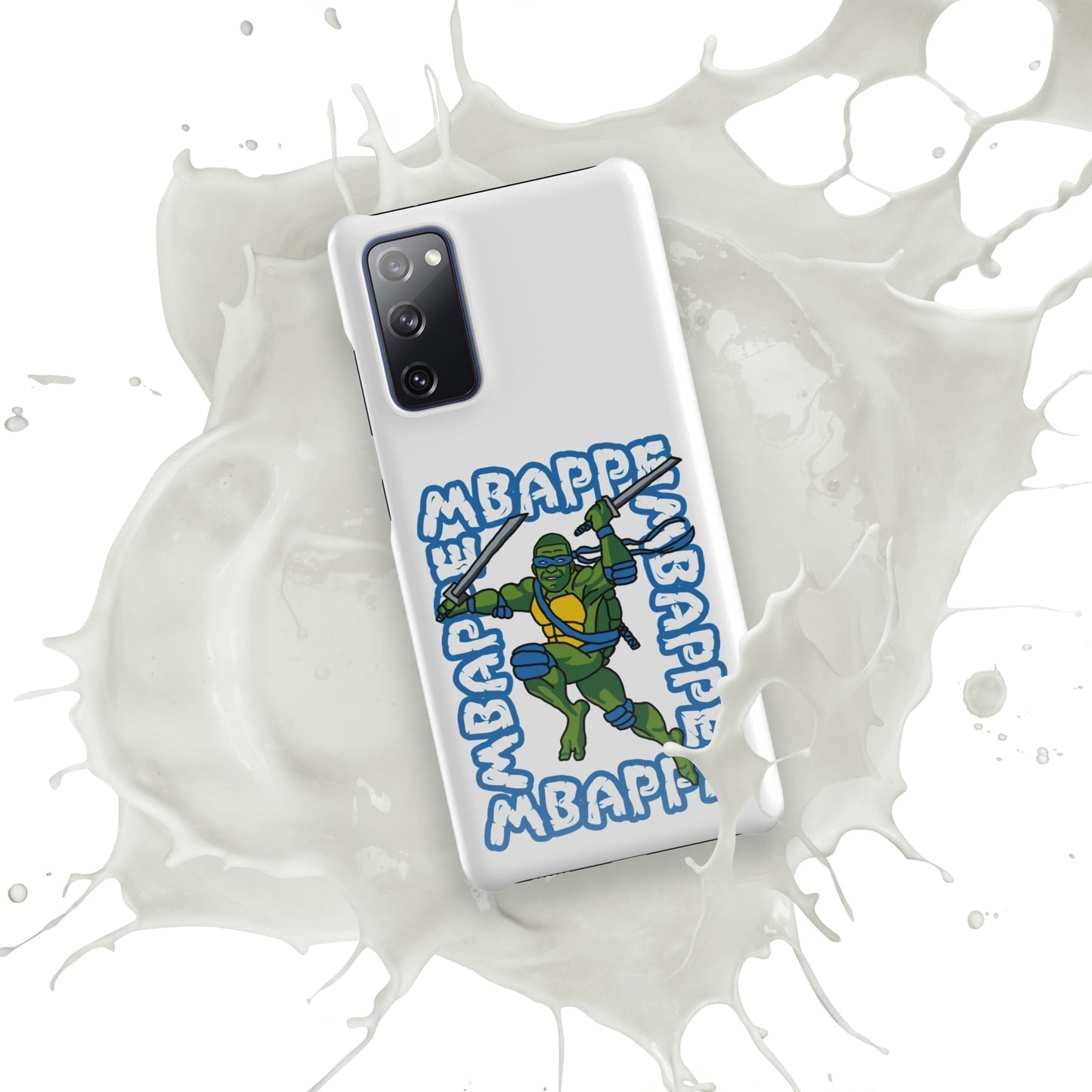 Kylian Mbappe Blue Ninja Turtle Leonardo Snap case for Samsung® Mobile Phone Cases Football Kylian Mbappe Ninja Turtles PSG Real Madrid Next Cult Brand