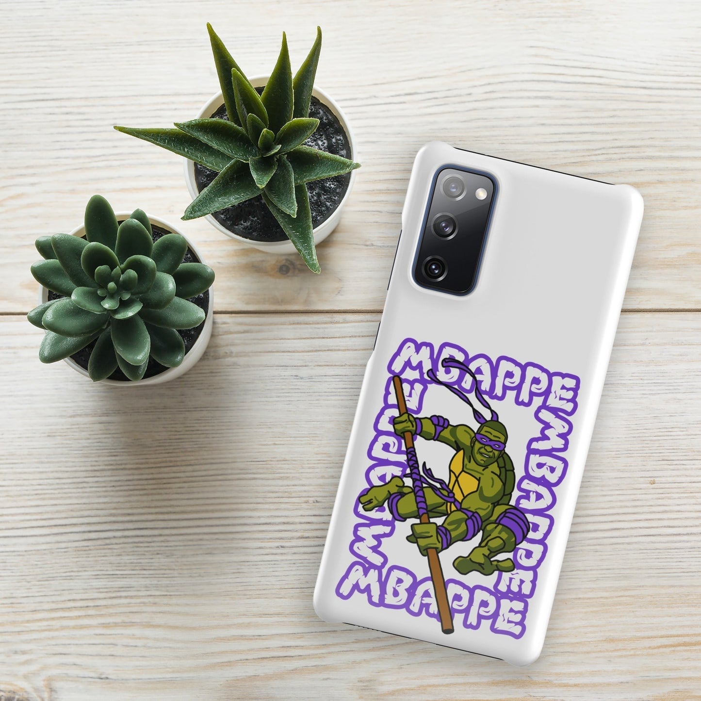 Kylian Mbappe Purple Ninja Turtle Donatello Snap case for Samsung® Glossy Samsung Galaxy S20 FE Mobile Phone Cases Football Kylian Mbappe Ninja Turtles PSG Real Madrid Next Cult Brand