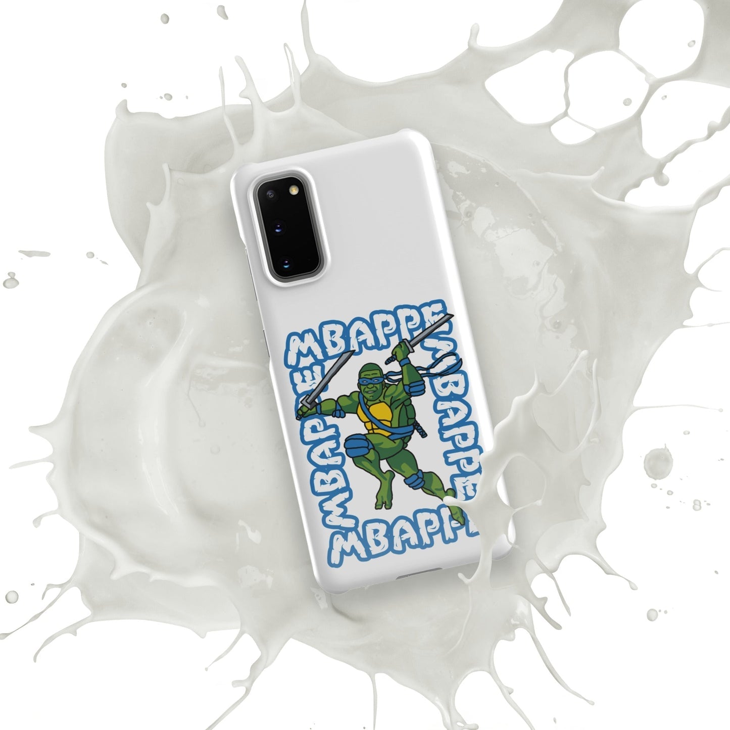 Kylian Mbappe Blue Ninja Turtle Leonardo Snap case for Samsung® Mobile Phone Cases Football Kylian Mbappe Ninja Turtles PSG Real Madrid Next Cult Brand