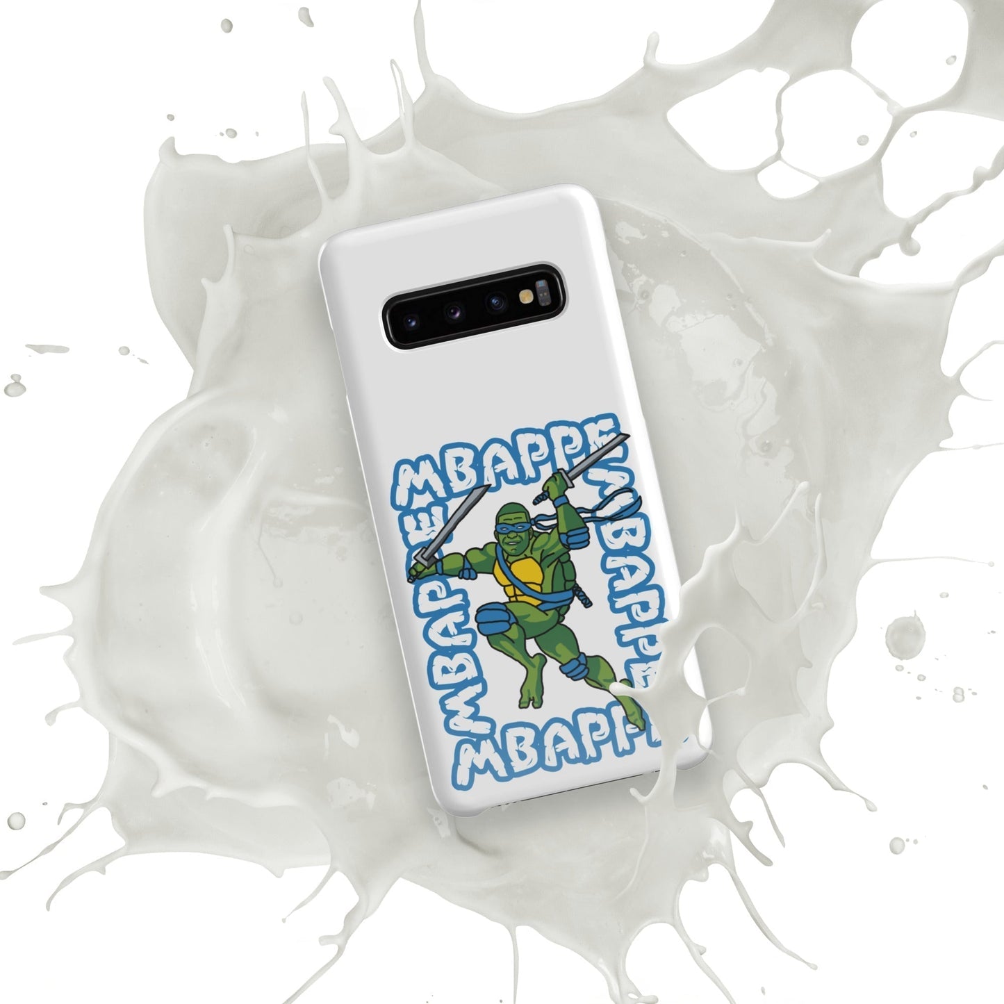 Kylian Mbappe Blue Ninja Turtle Leonardo Snap case for Samsung® Mobile Phone Cases Football Kylian Mbappe Ninja Turtles PSG Real Madrid Next Cult Brand