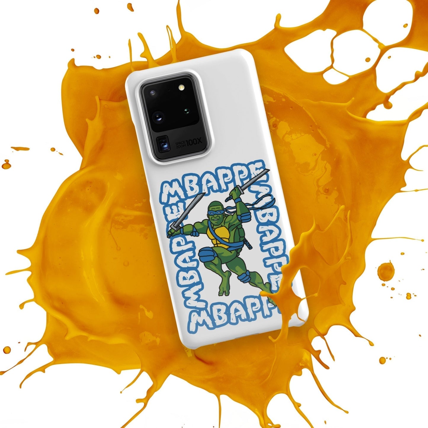 Kylian Mbappe Blue Ninja Turtle Leonardo Snap case for Samsung® Mobile Phone Cases Football Kylian Mbappe Ninja Turtles PSG Real Madrid Next Cult Brand