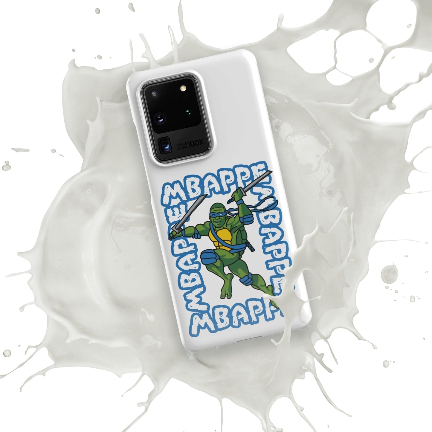 Kylian Mbappe Blue Ninja Turtle Leonardo Snap case for Samsung® Mobile Phone Cases Football Kylian Mbappe Ninja Turtles PSG Real Madrid Next Cult Brand