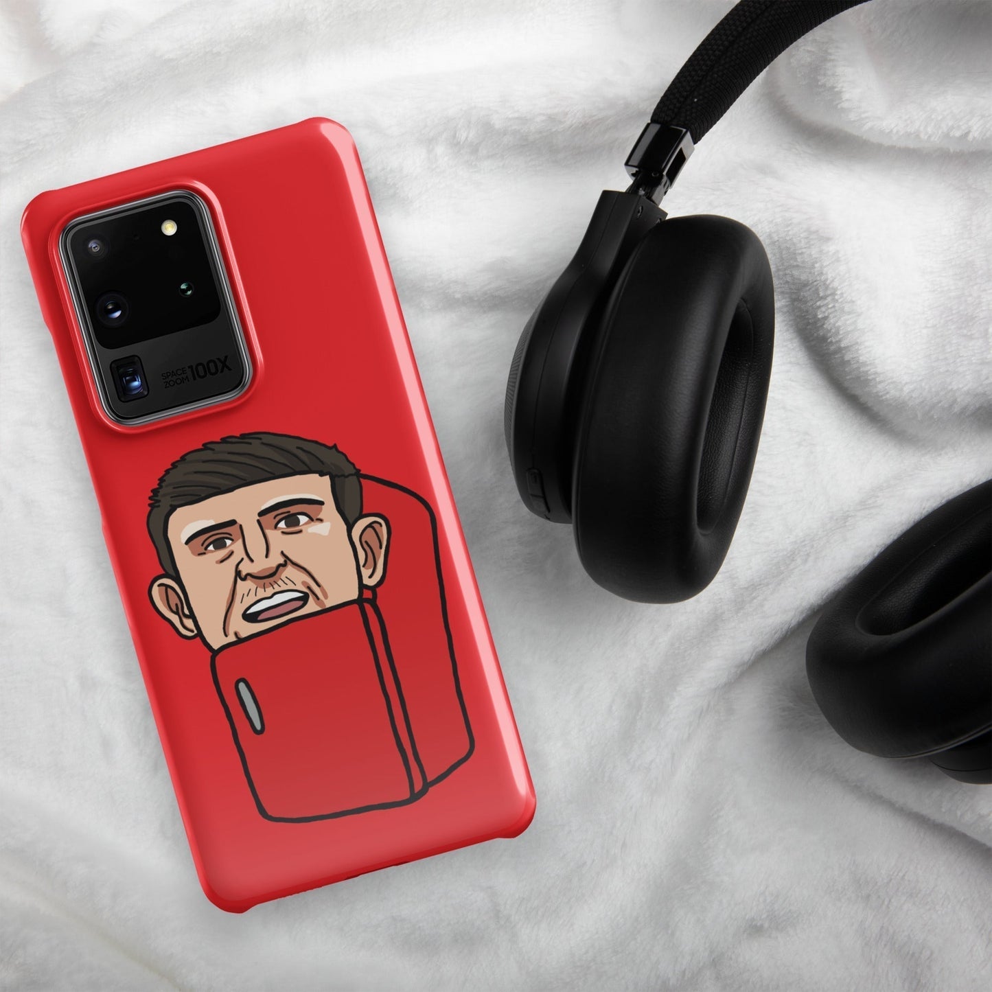 Harry ''The Fridge'' Maguire Snap Case for Samsung® Red Glossy Samsung Galaxy S20 Ultra Mobile Phone Cases Football Harry Maguire Manchester United The Fridge Next Cult Brand