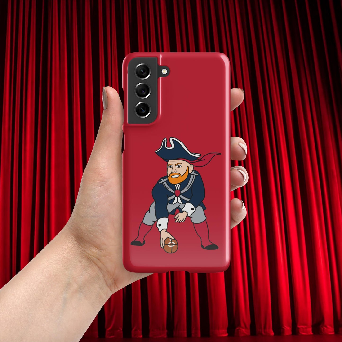 Bill Burrdy New England Patriots NFL Tom Brady Bill Burr Snap case for Samsung Glossy Samsung Galaxy S21 FE American Football Bill Burr Monday Morning Podcast New England Patriots NFL Podcasts Stand-up Comedy Next Cult Brand