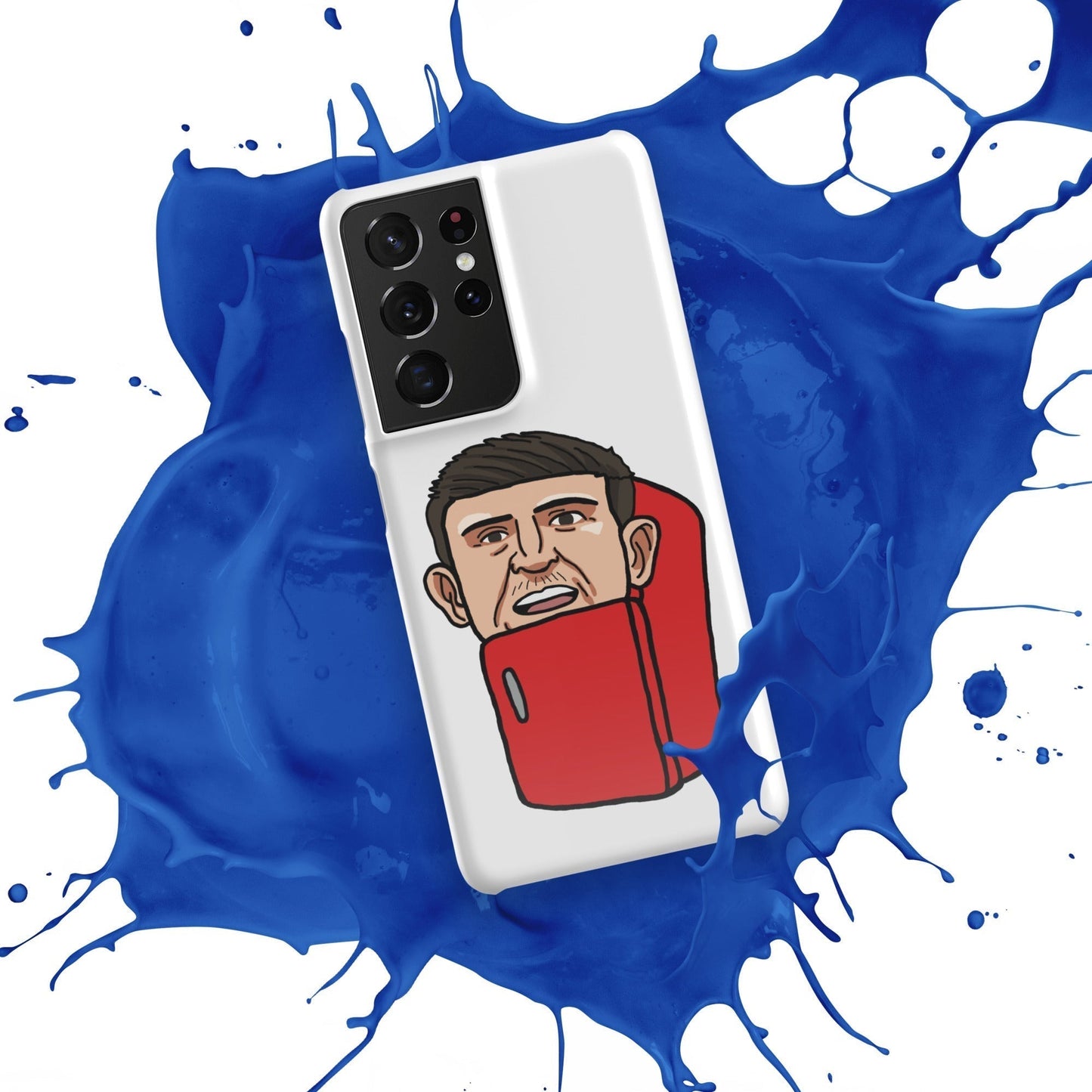 Harry ''The Fridge'' Maguire Snap Case for Samsung® Glossy Samsung Galaxy S21 Ultra Mobile Phone Cases Football Harry Maguire Manchester United The Fridge Next Cult Brand