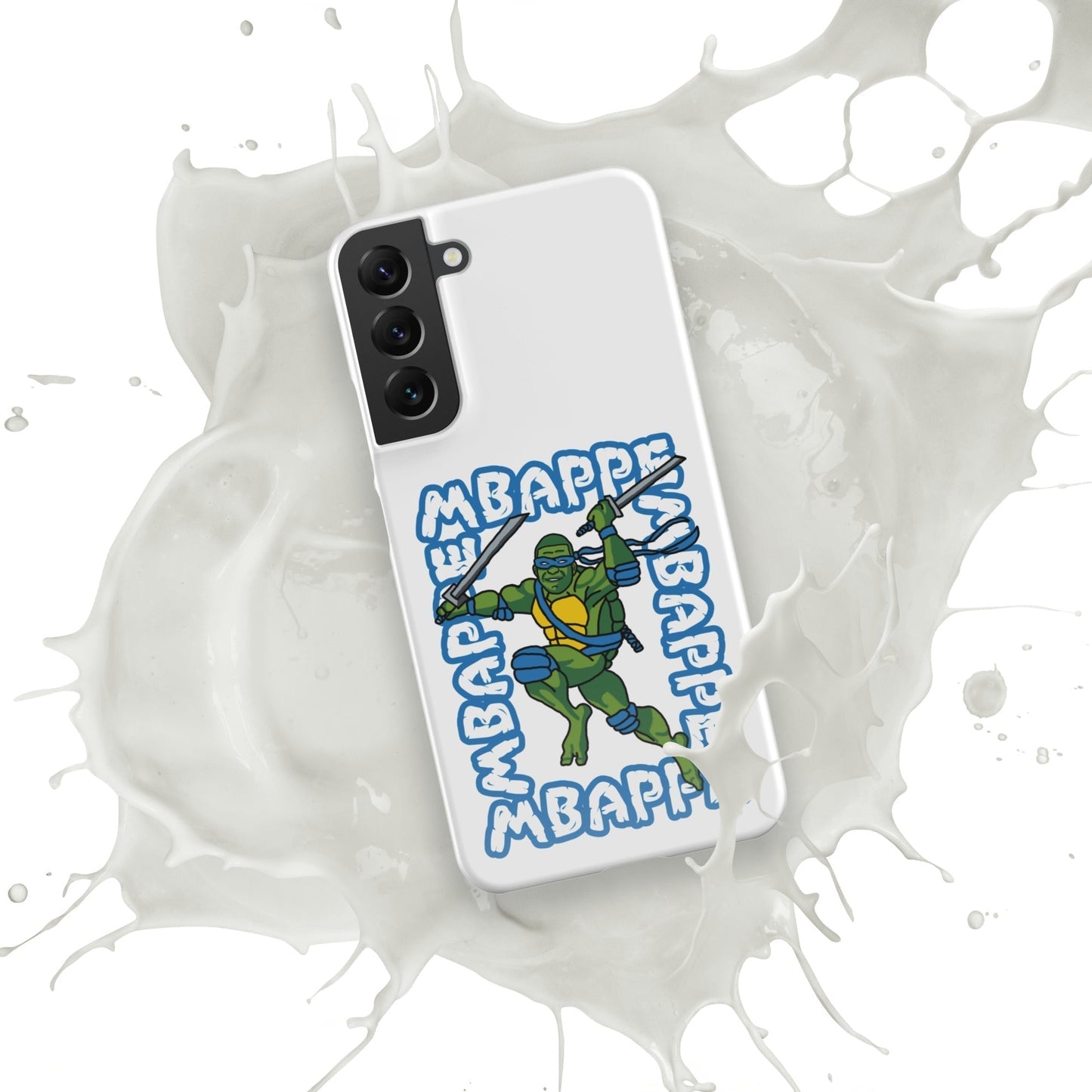 Kylian Mbappe Blue Ninja Turtle Leonardo Snap case for Samsung® Mobile Phone Cases Football Kylian Mbappe Ninja Turtles PSG Real Madrid Next Cult Brand