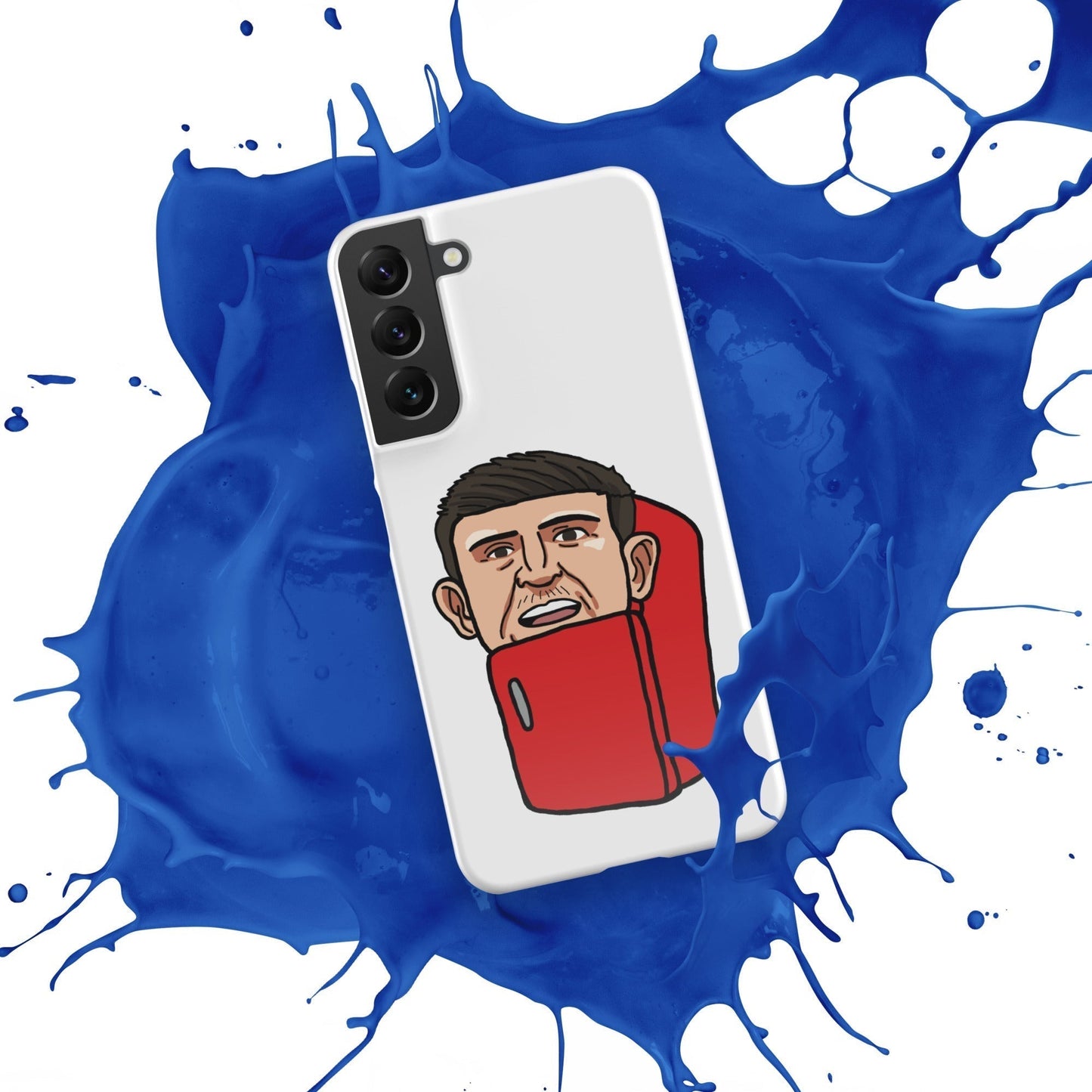 Harry ''The Fridge'' Maguire Snap Case for Samsung® Glossy Samsung Galaxy S22 Plus Mobile Phone Cases Football Harry Maguire Manchester United The Fridge Next Cult Brand