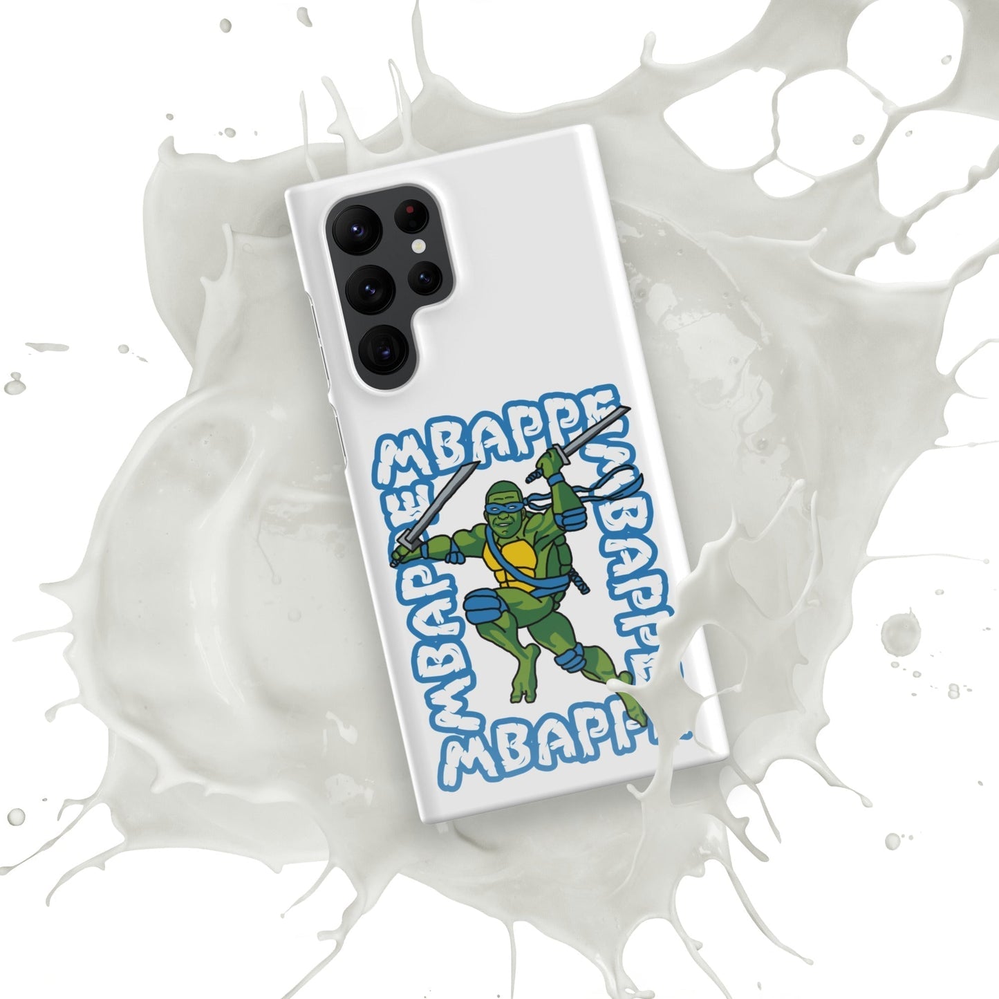 Kylian Mbappe Blue Ninja Turtle Leonardo Snap case for Samsung® Mobile Phone Cases Football Kylian Mbappe Ninja Turtles PSG Real Madrid Next Cult Brand