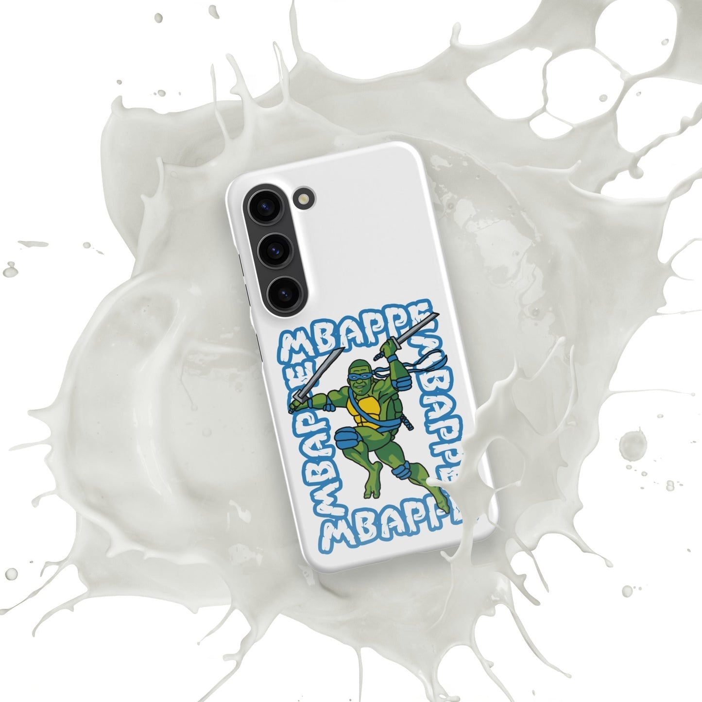 Kylian Mbappe Blue Ninja Turtle Leonardo Snap case for Samsung® Mobile Phone Cases Football Kylian Mbappe Ninja Turtles PSG Real Madrid Next Cult Brand