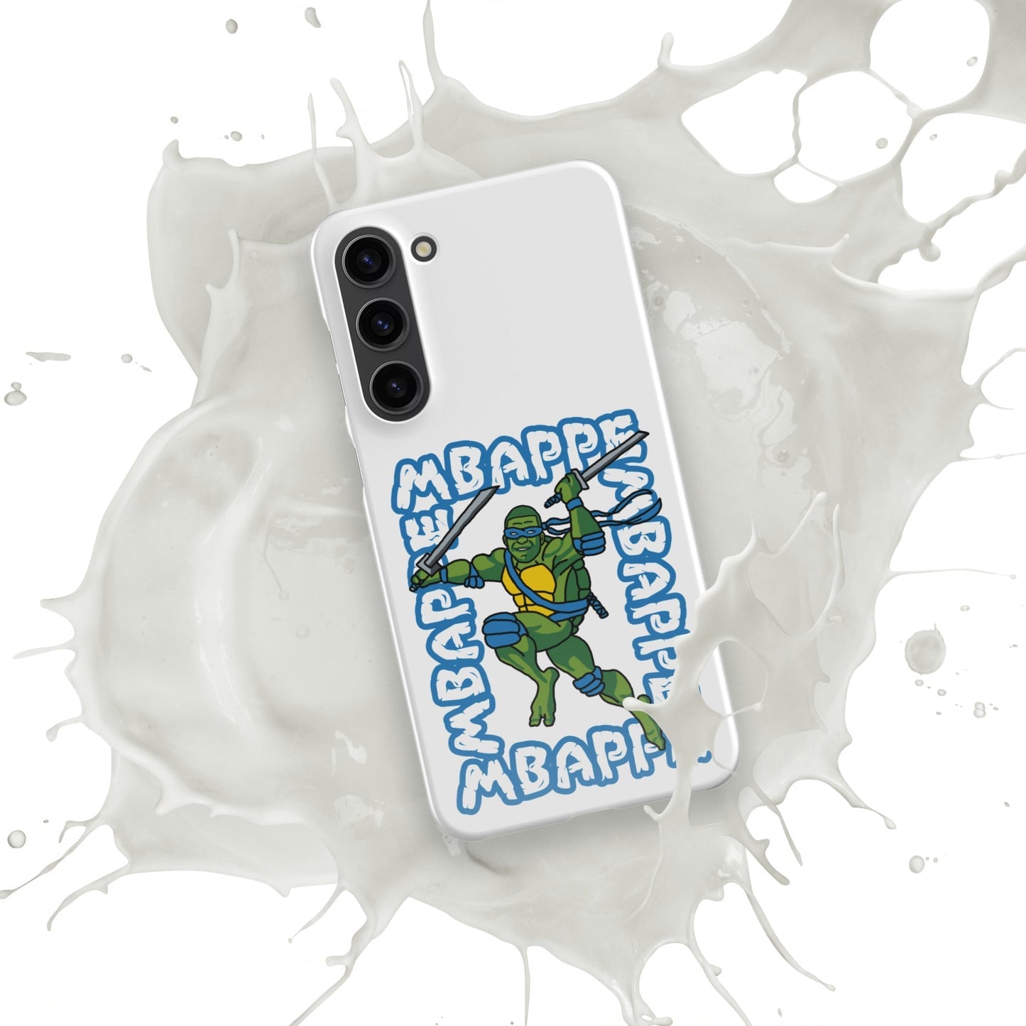 Kylian Mbappe Blue Ninja Turtle Leonardo Snap case for Samsung® Mobile Phone Cases Football Kylian Mbappe Ninja Turtles PSG Real Madrid Next Cult Brand
