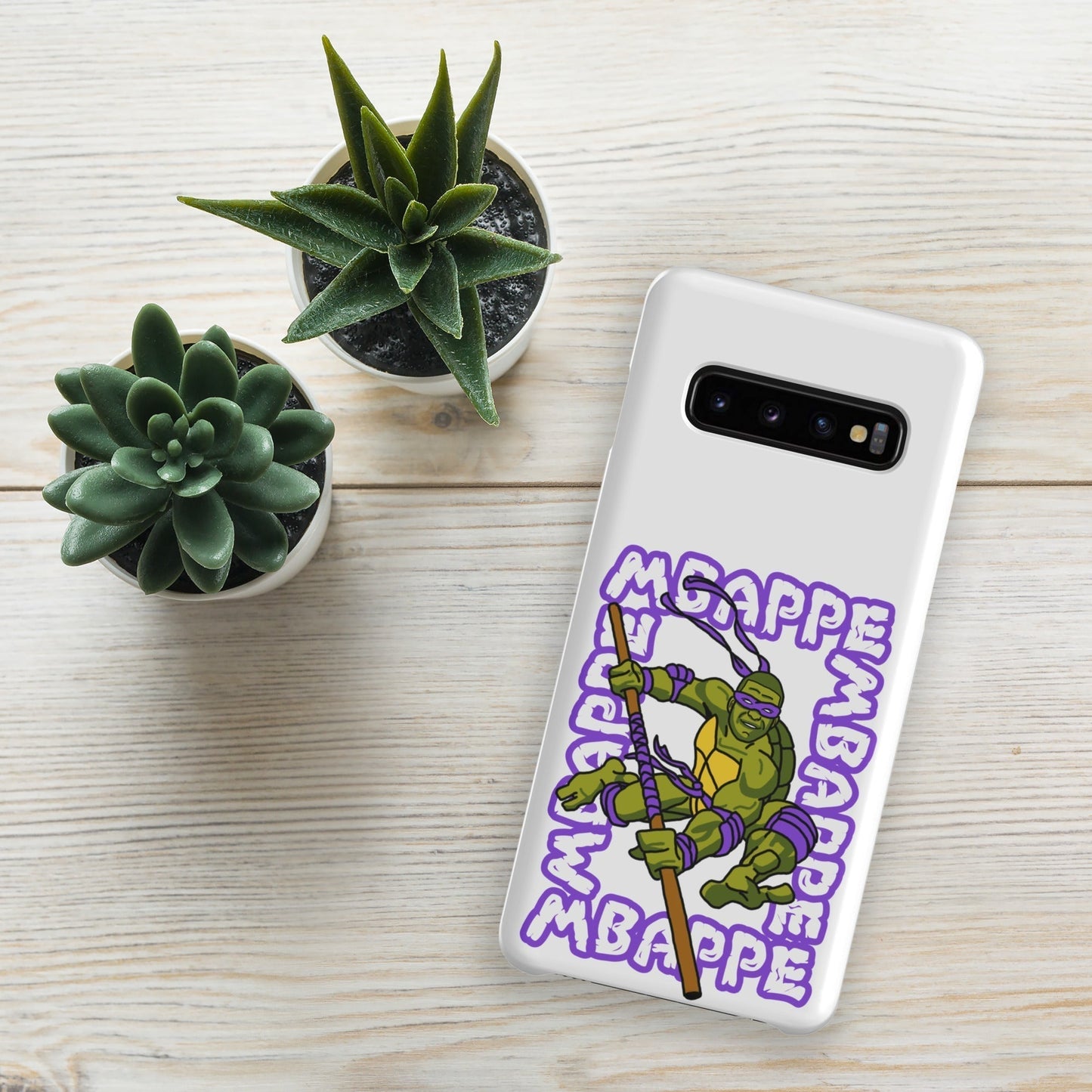 Kylian Mbappe Purple Ninja Turtle Donatello Snap case for Samsung® Matte Samsung Galaxy S10 Mobile Phone Cases Football Kylian Mbappe Ninja Turtles PSG Real Madrid Next Cult Brand