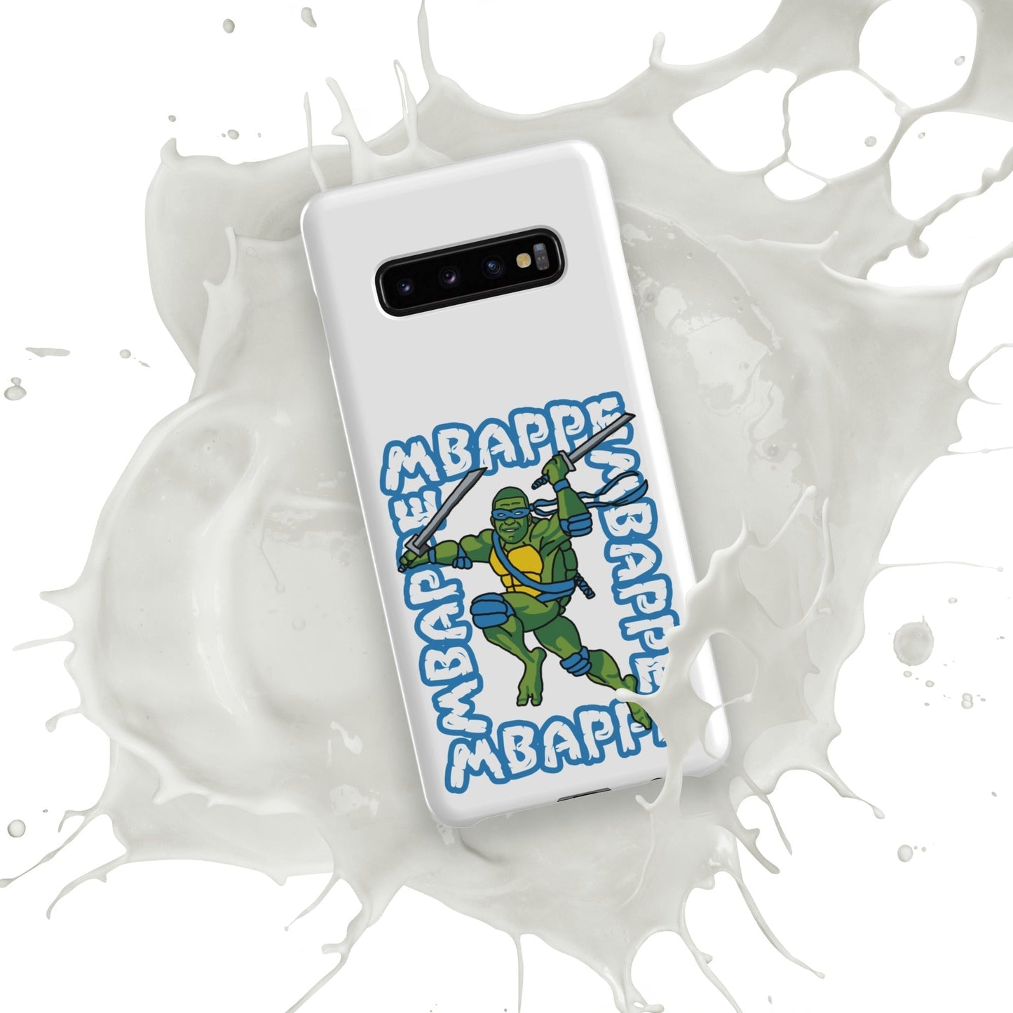 Kylian Mbappe Blue Ninja Turtle Leonardo Snap case for Samsung® Mobile Phone Cases Football Kylian Mbappe Ninja Turtles PSG Real Madrid Next Cult Brand