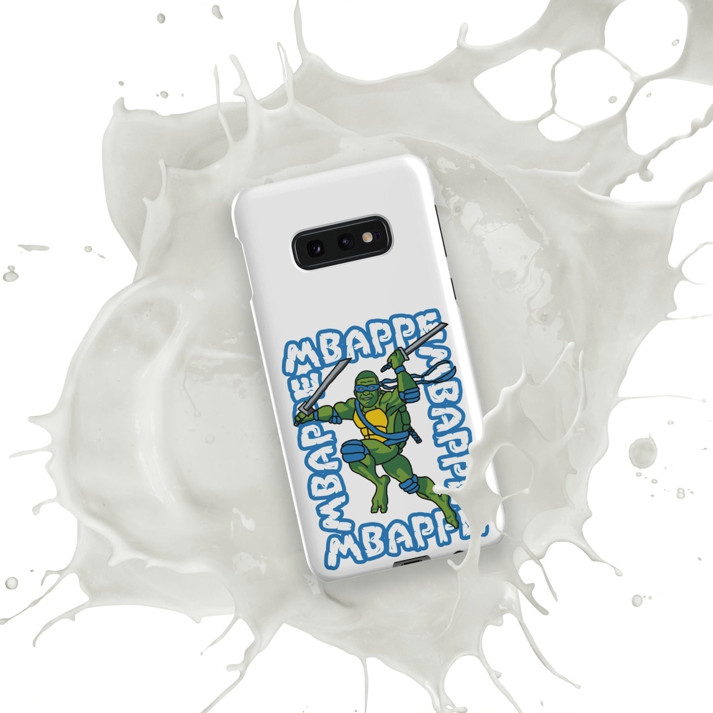 Kylian Mbappe Blue Ninja Turtle Leonardo Snap case for Samsung® Mobile Phone Cases Football Kylian Mbappe Ninja Turtles PSG Real Madrid Next Cult Brand