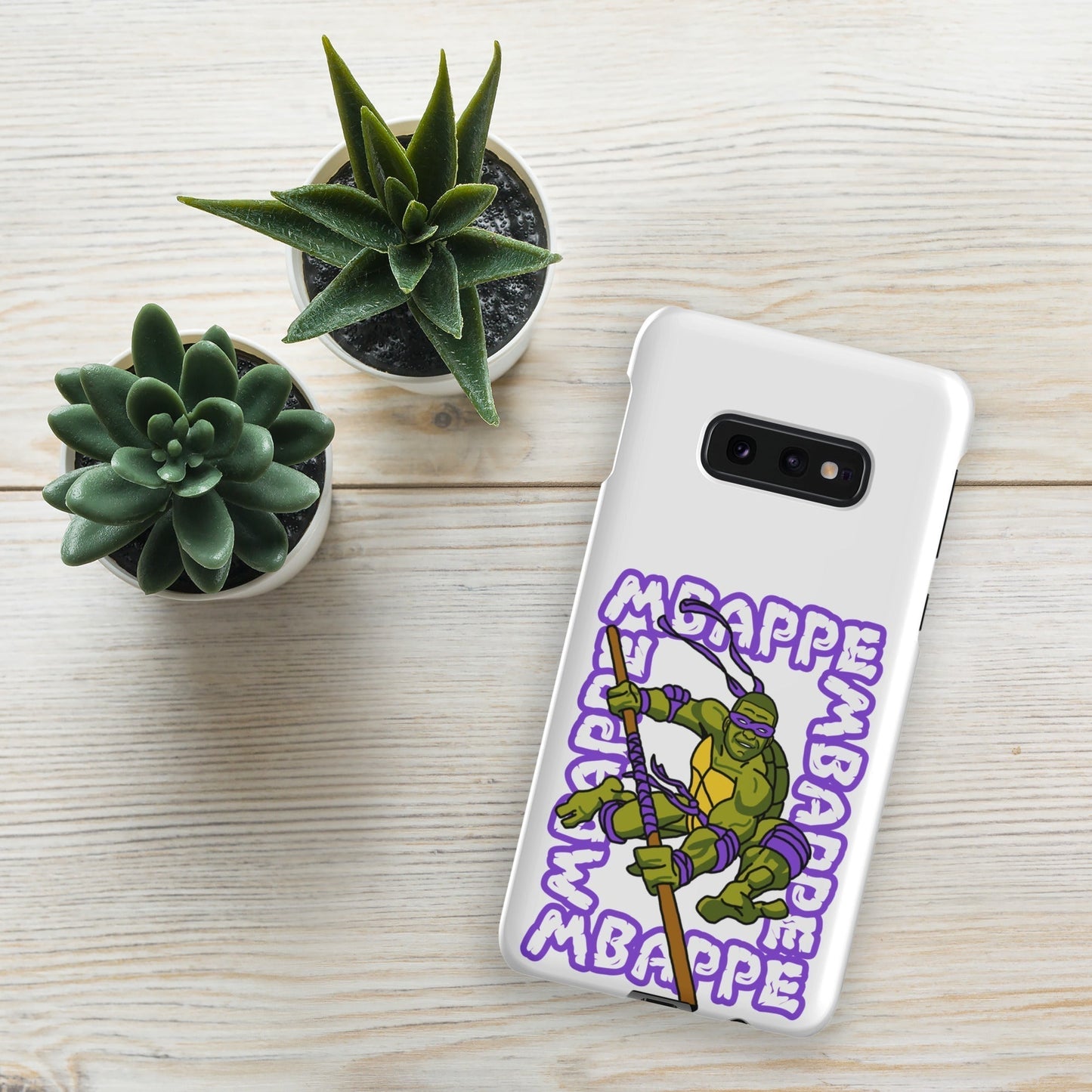 Kylian Mbappe Purple Ninja Turtle Donatello Snap case for Samsung® Matte Samsung Galaxy S10e Mobile Phone Cases Football Kylian Mbappe Ninja Turtles PSG Real Madrid Next Cult Brand