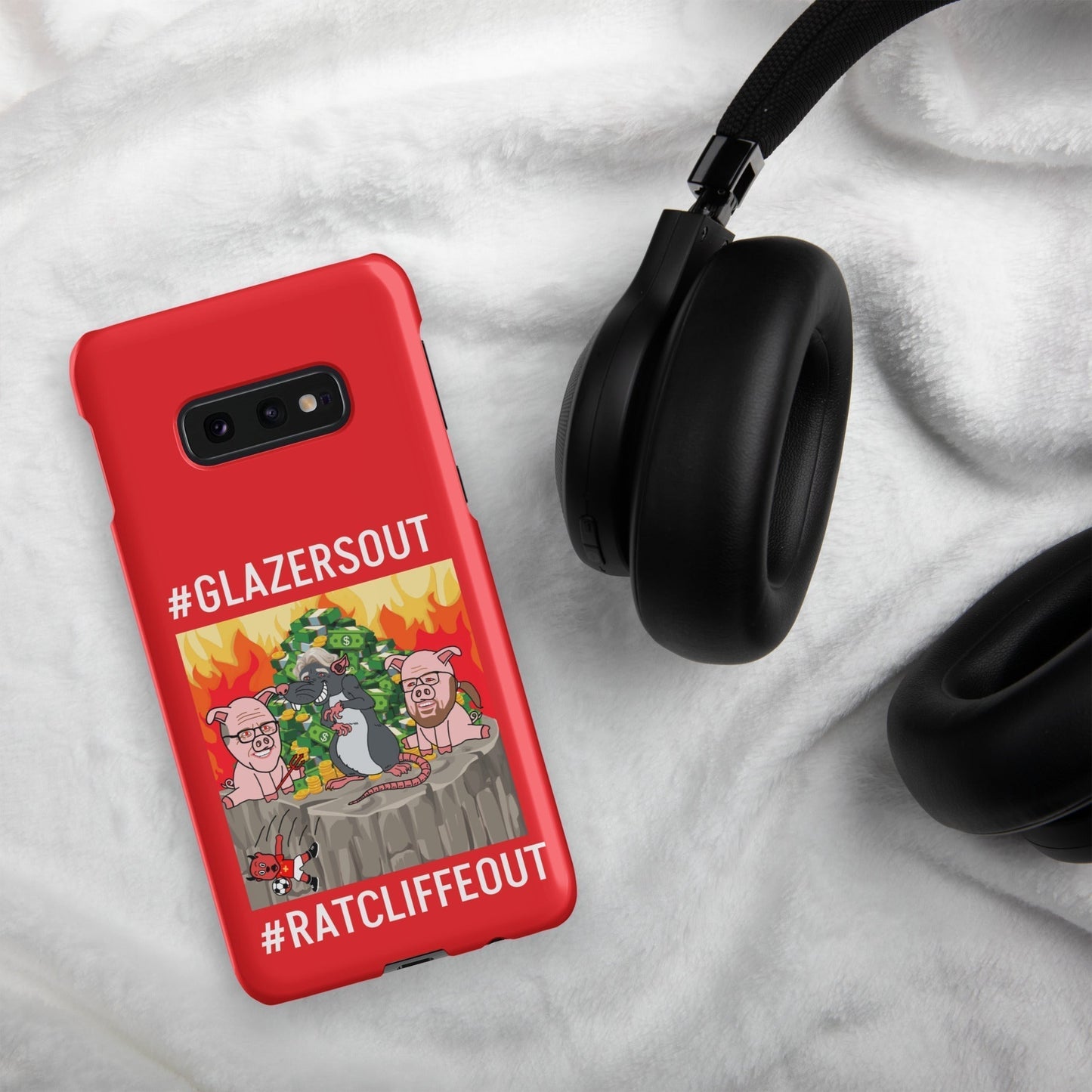 Manchester United Ratcliffe Out, Glazers Out Snap case for Samsung® red Matte Samsung Galaxy S10e Mobile Phone Cases Football GlazersOut Manchester United RatcliffeOut Next Cult Brand