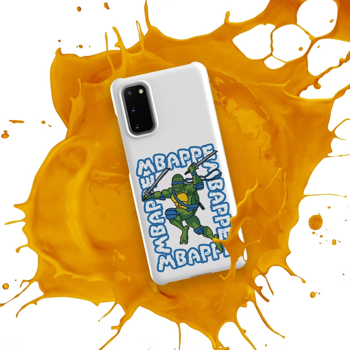 Kylian Mbappe Blue Ninja Turtle Leonardo Snap case for Samsung® Mobile Phone Cases Football Kylian Mbappe Ninja Turtles PSG Real Madrid Next Cult Brand