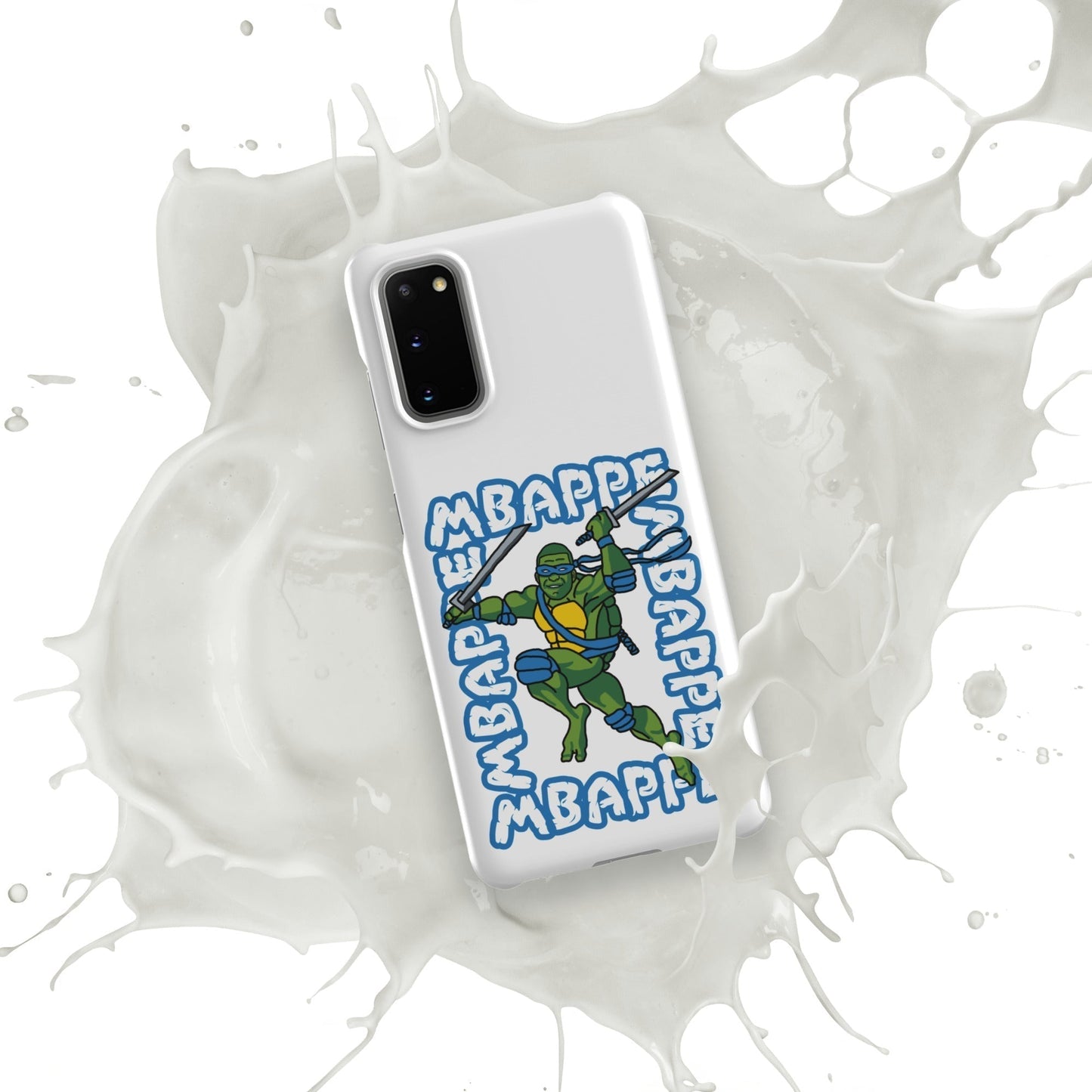 Kylian Mbappe Blue Ninja Turtle Leonardo Snap case for Samsung® Mobile Phone Cases Football Kylian Mbappe Ninja Turtles PSG Real Madrid Next Cult Brand