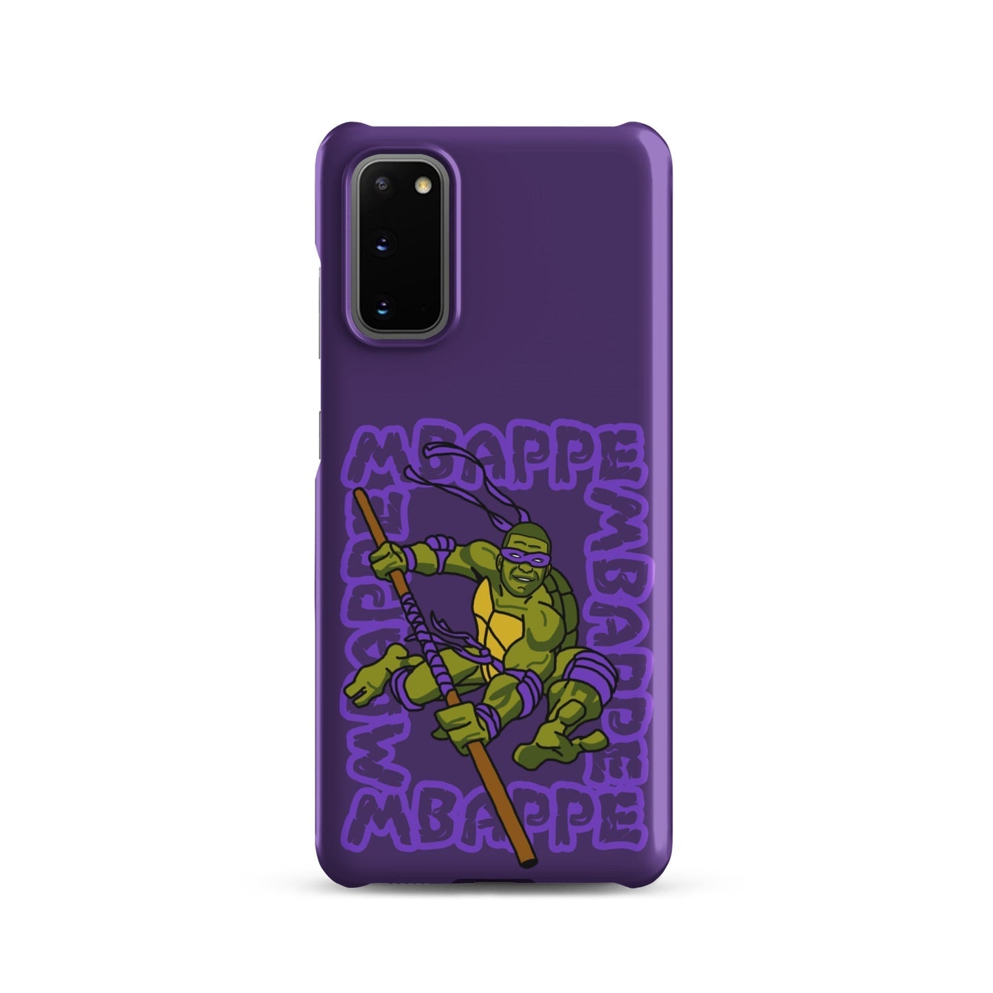 Kylian Mbappe Purple Ninja Turtle Donatello Snap case for Samsung® Matte Samsung Galaxy S20 Mobile Phone Cases Football Kylian Mbappe Ninja Turtles PSG Real Madrid Next Cult Brand