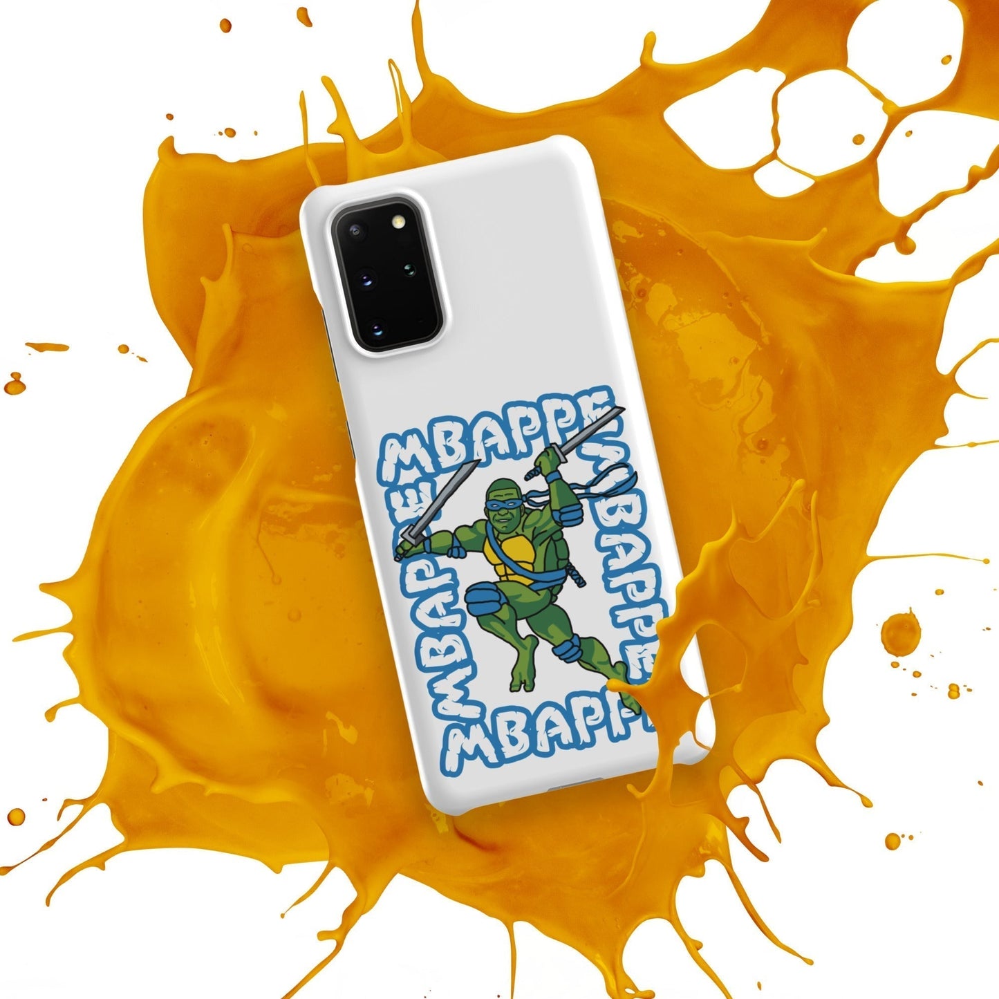 Kylian Mbappe Blue Ninja Turtle Leonardo Snap case for Samsung® Mobile Phone Cases Football Kylian Mbappe Ninja Turtles PSG Real Madrid Next Cult Brand