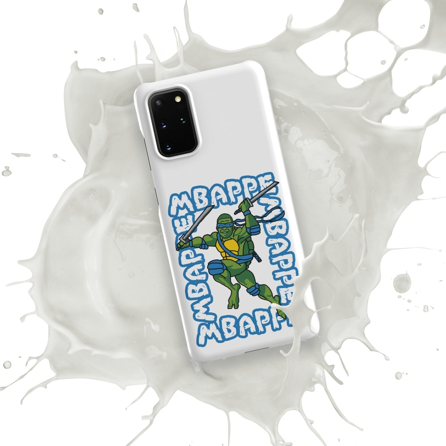 Kylian Mbappe Blue Ninja Turtle Leonardo Snap case for Samsung® Mobile Phone Cases Football Kylian Mbappe Ninja Turtles PSG Real Madrid Next Cult Brand