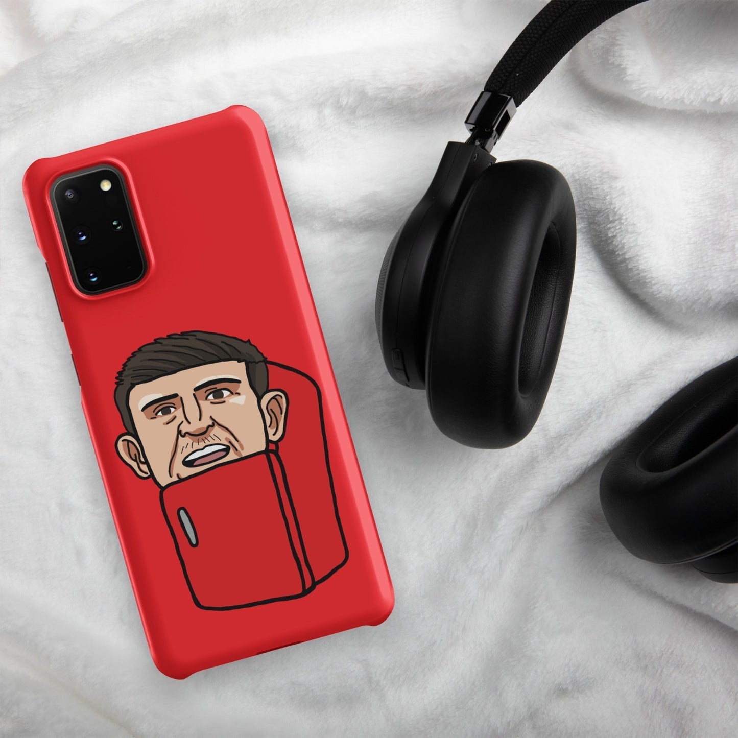 Harry ''The Fridge'' Maguire Snap Case for Samsung® Red Matte Samsung Galaxy S20 Plus Mobile Phone Cases Football Harry Maguire Manchester United The Fridge Next Cult Brand