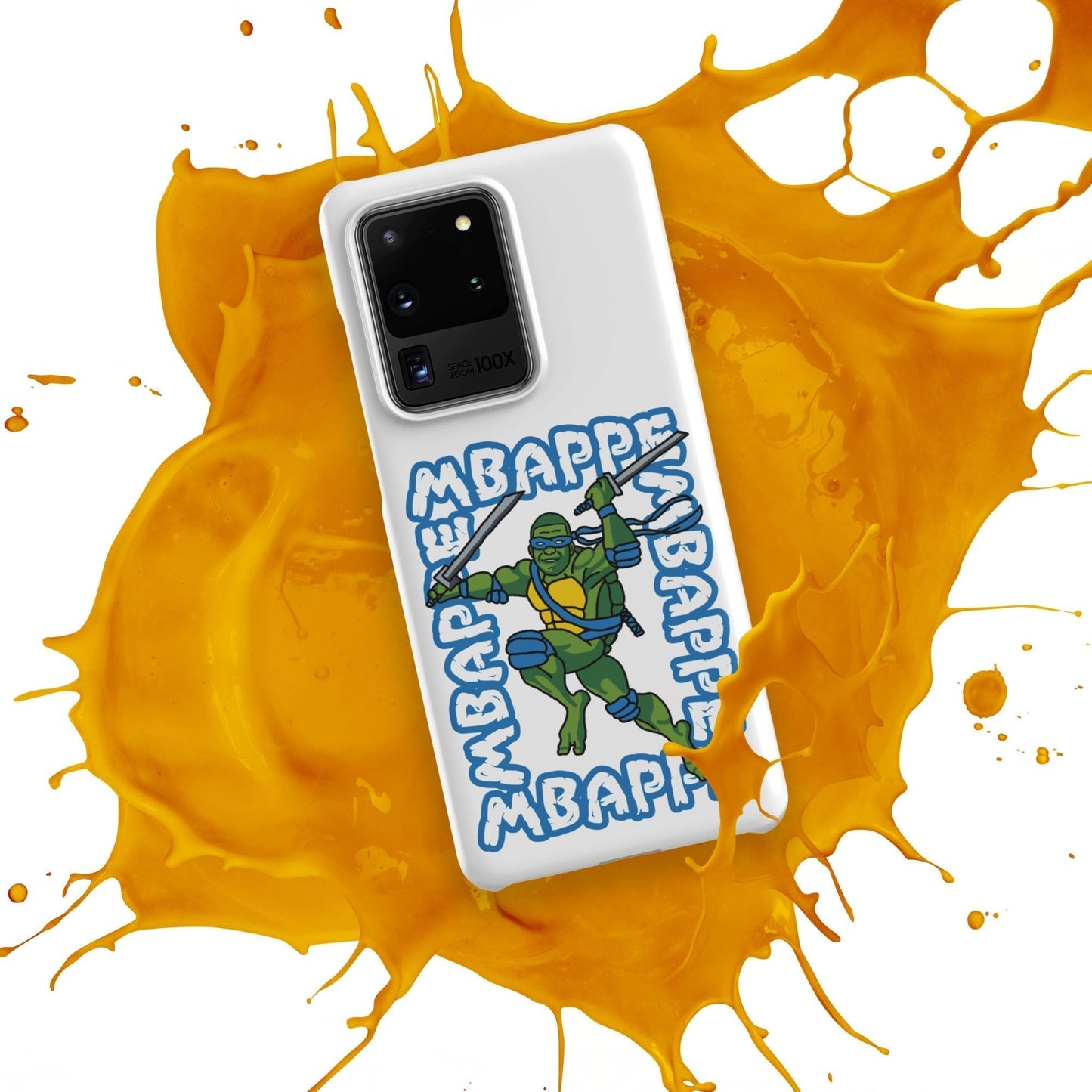 Kylian Mbappe Blue Ninja Turtle Leonardo Snap case for Samsung® Mobile Phone Cases Football Kylian Mbappe Ninja Turtles PSG Real Madrid Next Cult Brand