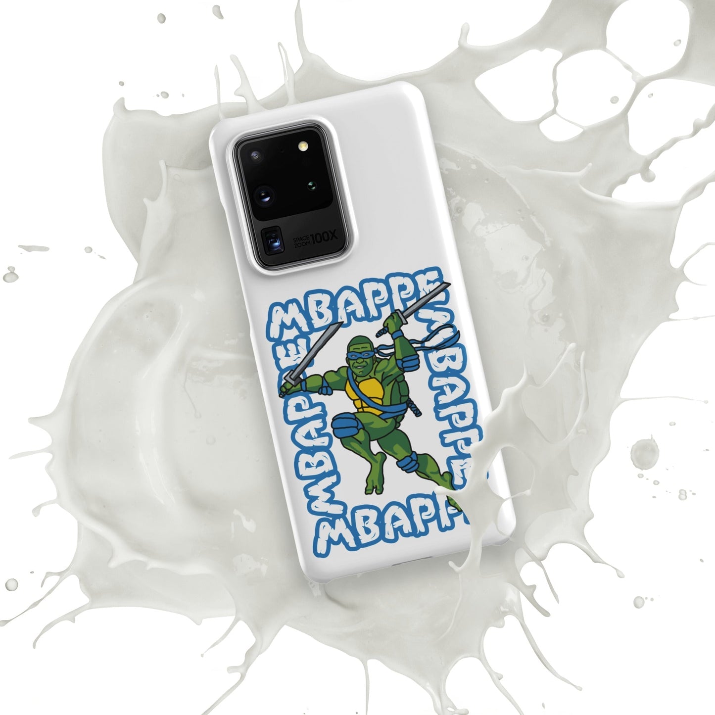 Kylian Mbappe Blue Ninja Turtle Leonardo Snap case for Samsung® Mobile Phone Cases Football Kylian Mbappe Ninja Turtles PSG Real Madrid Next Cult Brand