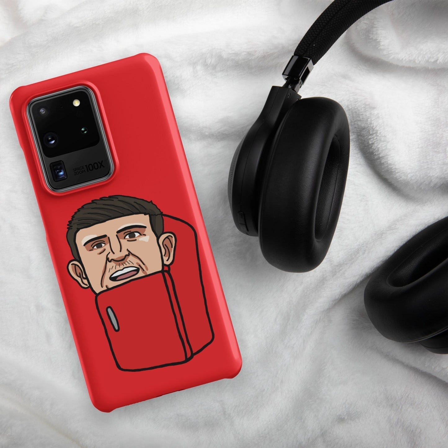 Harry ''The Fridge'' Maguire Snap Case for Samsung® Red Matte Samsung Galaxy S20 Ultra Mobile Phone Cases Football Harry Maguire Manchester United The Fridge Next Cult Brand