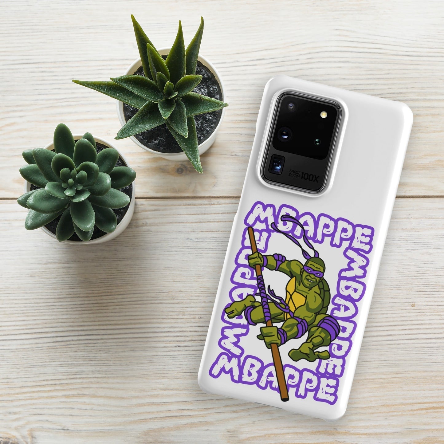 Kylian Mbappe Purple Ninja Turtle Donatello Snap case for Samsung® Matte Samsung Galaxy S20 Ultra Mobile Phone Cases Football Kylian Mbappe Ninja Turtles PSG Real Madrid Next Cult Brand