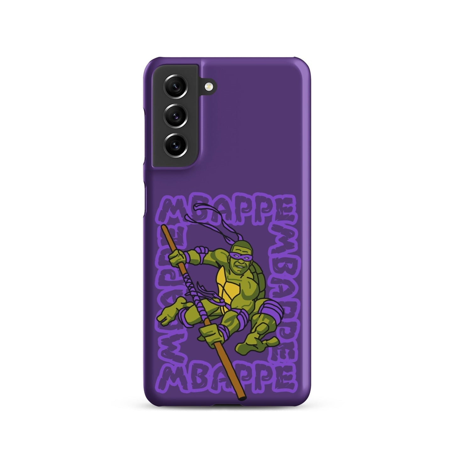 Kylian Mbappe Purple Ninja Turtle Donatello Snap case for Samsung® Matte Samsung Galaxy S21 Mobile Phone Cases Football Kylian Mbappe Ninja Turtles PSG Real Madrid Next Cult Brand