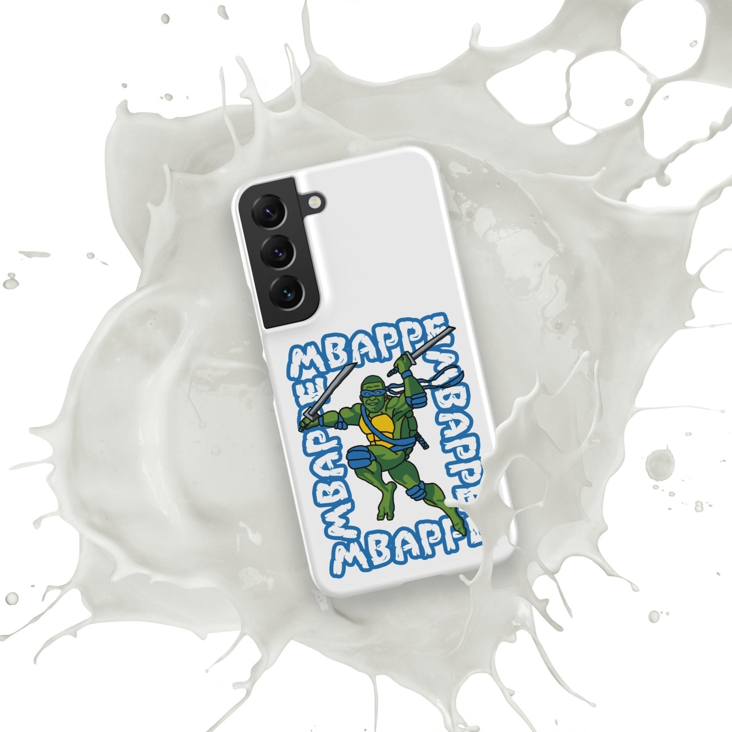 Kylian Mbappe Blue Ninja Turtle Leonardo Snap case for Samsung® Mobile Phone Cases Football Kylian Mbappe Ninja Turtles PSG Real Madrid Next Cult Brand