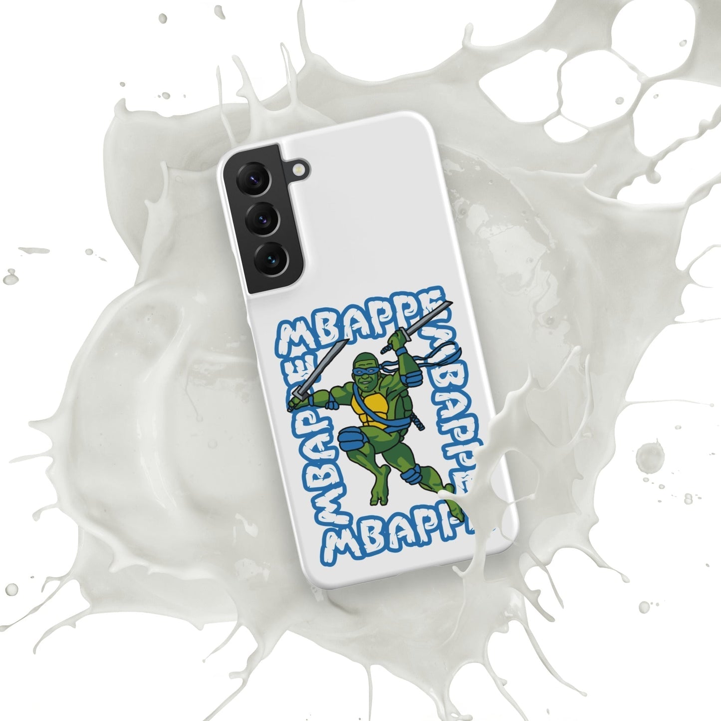 Kylian Mbappe Blue Ninja Turtle Leonardo Snap case for Samsung® Mobile Phone Cases Football Kylian Mbappe Ninja Turtles PSG Real Madrid Next Cult Brand