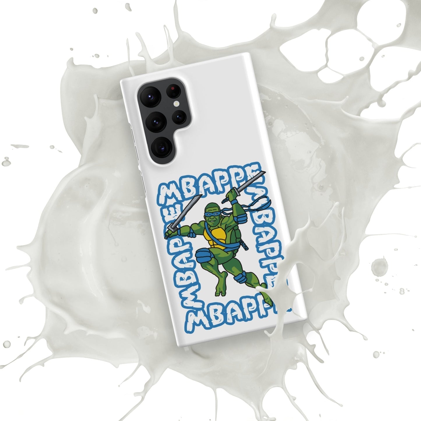 Kylian Mbappe Blue Ninja Turtle Leonardo Snap case for Samsung® Mobile Phone Cases Football Kylian Mbappe Ninja Turtles PSG Real Madrid Next Cult Brand