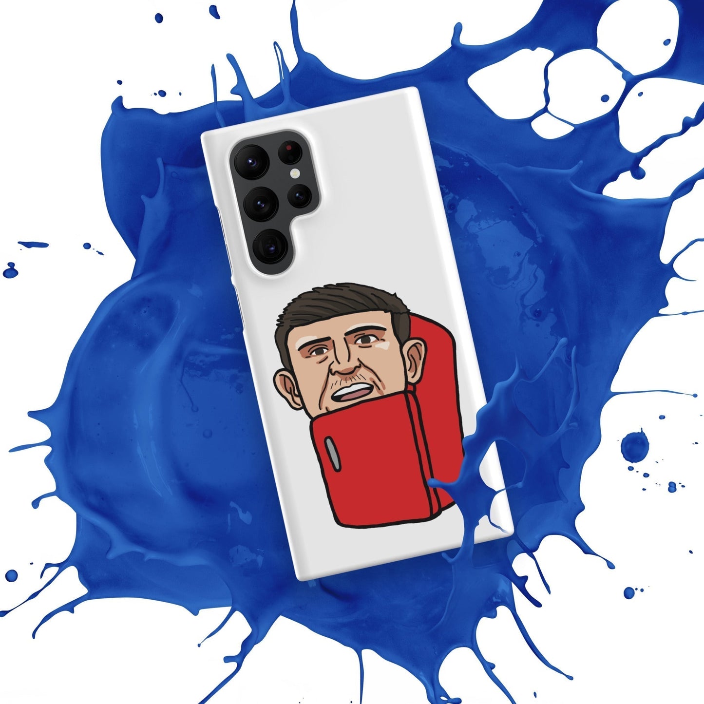 Harry ''The Fridge'' Maguire Snap Case for Samsung® Matte Samsung Galaxy S22 Ultra Mobile Phone Cases Football Harry Maguire Manchester United The Fridge Next Cult Brand