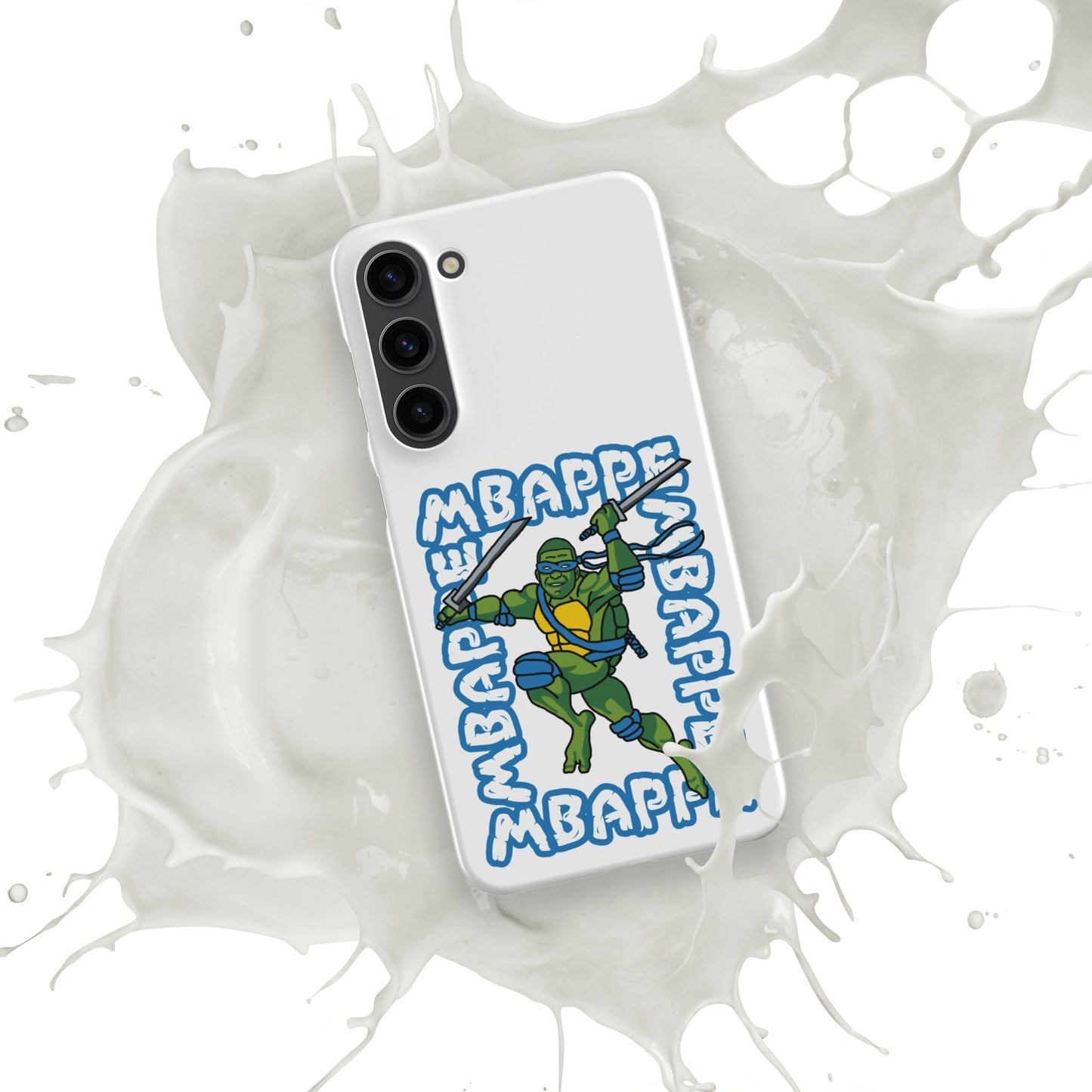 Kylian Mbappe Blue Ninja Turtle Leonardo Snap case for Samsung® Mobile Phone Cases Football Kylian Mbappe Ninja Turtles PSG Real Madrid Next Cult Brand
