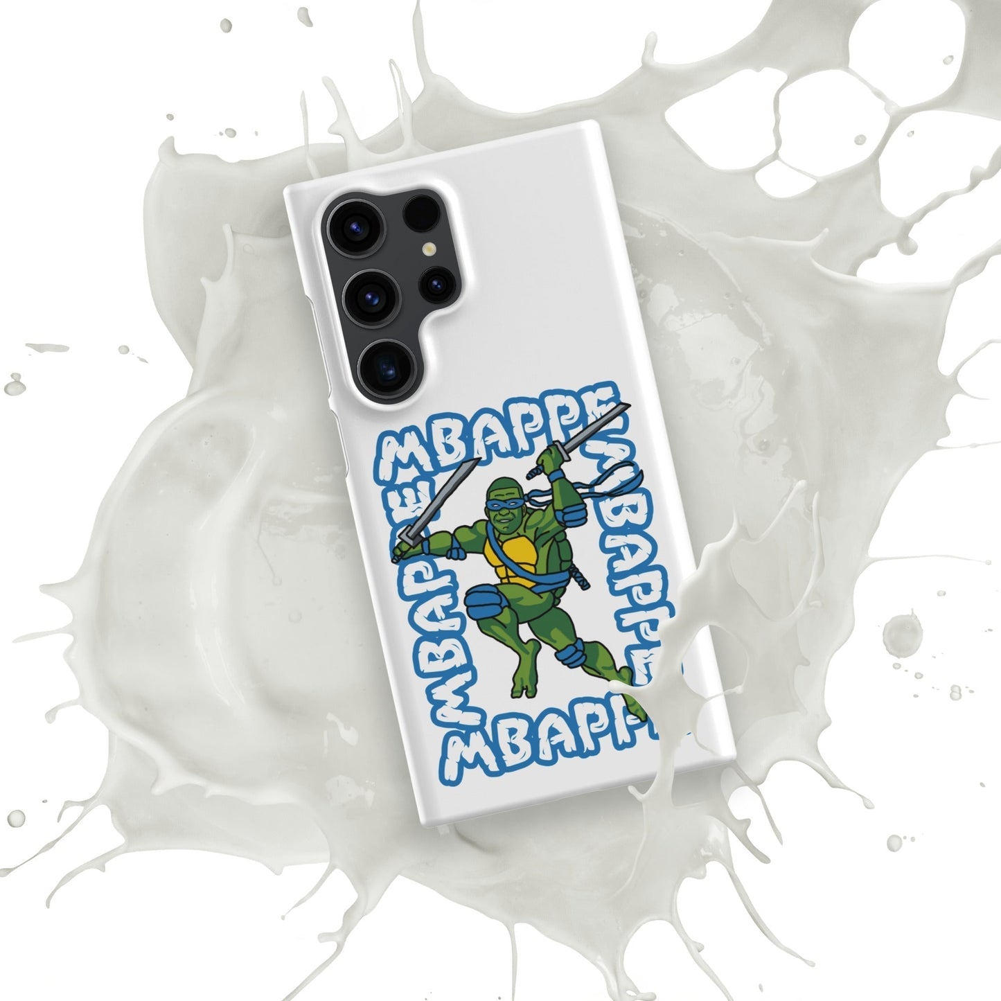 Kylian Mbappe Blue Ninja Turtle Leonardo Snap case for Samsung® Mobile Phone Cases Football Kylian Mbappe Ninja Turtles PSG Real Madrid Next Cult Brand