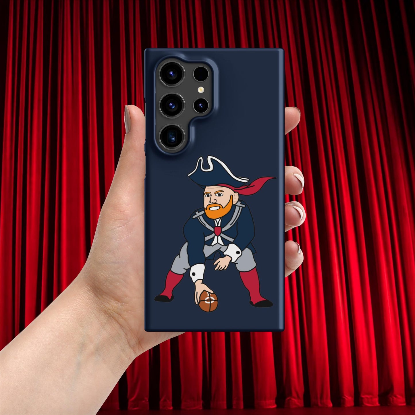 Bill Burrdy New England Patriots NFL Tom Brady Bill Burr Snap case for Samsung Matte Samsung Galaxy S24 Ultra American Football Bill Burr Monday Morning Podcast New England Patriots NFL Podcasts Stand-up Comedy Next Cult Brand