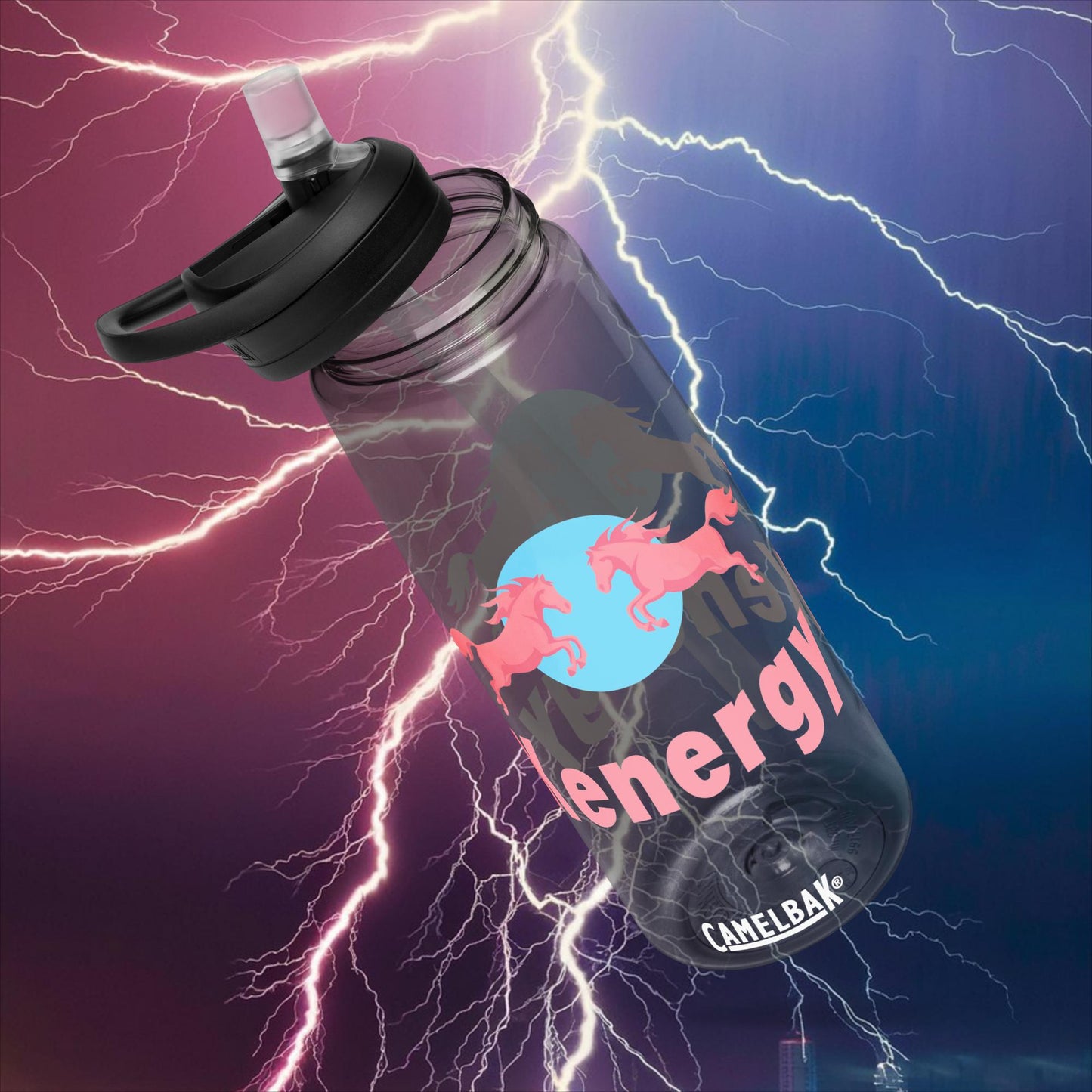 Kenergy Red Bull Ken Barbie Ryan Gosling Kenergy Sports water bottle Charcoal Water Bottles Barbie Ken Kenergy Movies Next Cult Brand